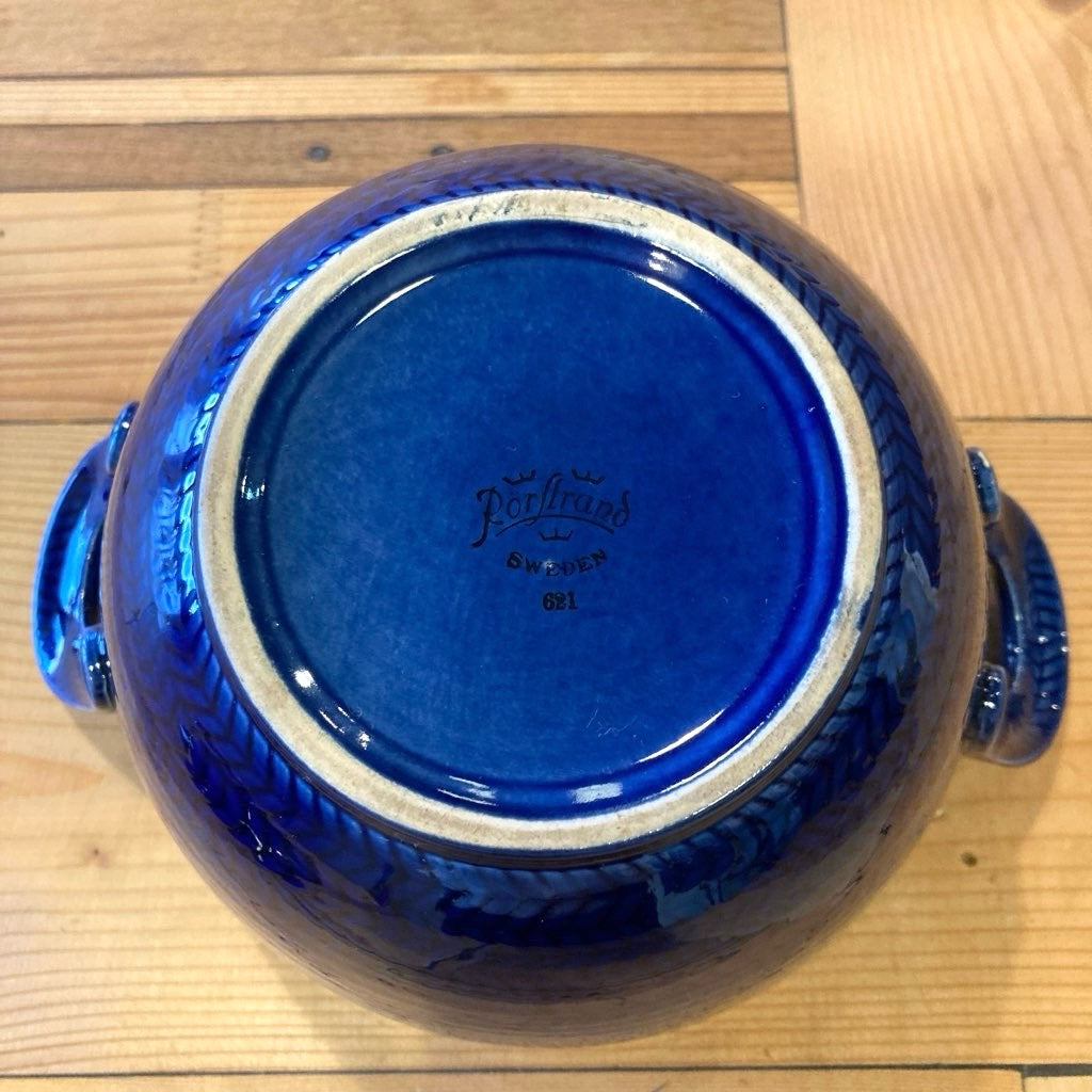 ロールストランド / Rorstrand ブラエルド / Bla Eld 蓋付き器 ブルー W23 北欧
