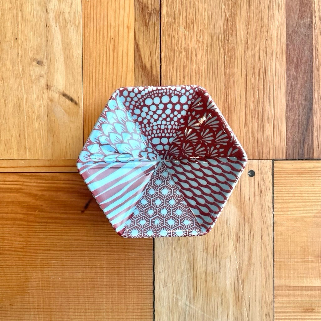 アラビア / ARABIA ヘキサゴンディッシュ / Hexagon dish ヘイニリータフフタ / Heini Riitahuhta 希少