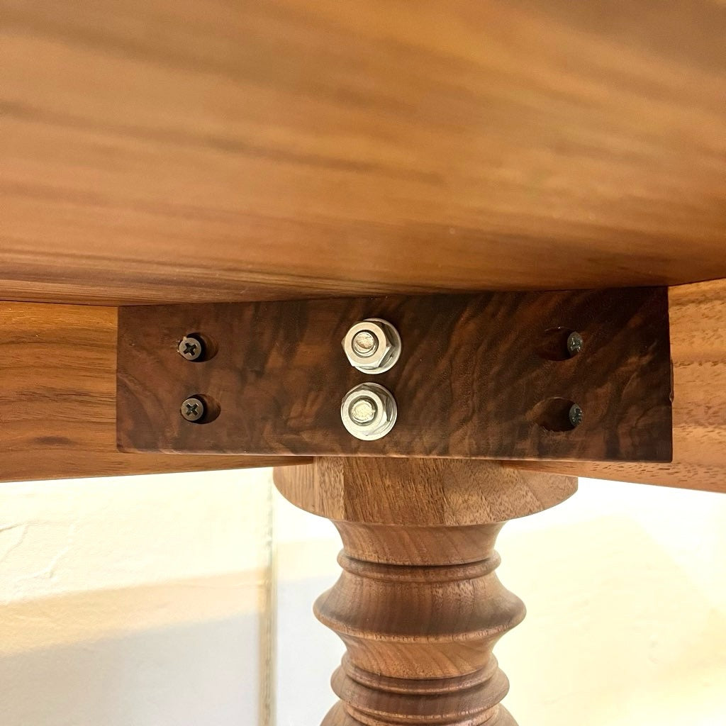 タイム&スタイル / Time & Style マジェスティ / MAJESTY ターンドレッグダイニングテーブル ろくろ脚 W200 展示品