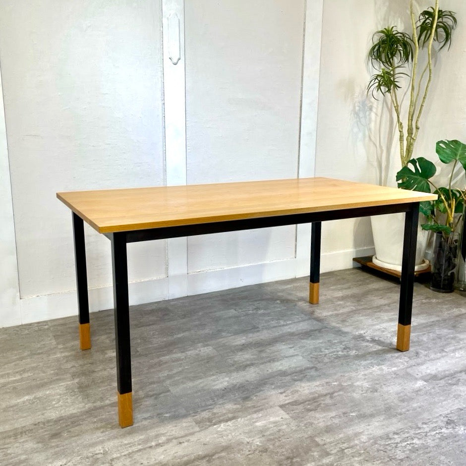 アイアン×ウッドフレーム ダイニングテーブル オーダー品 幅140