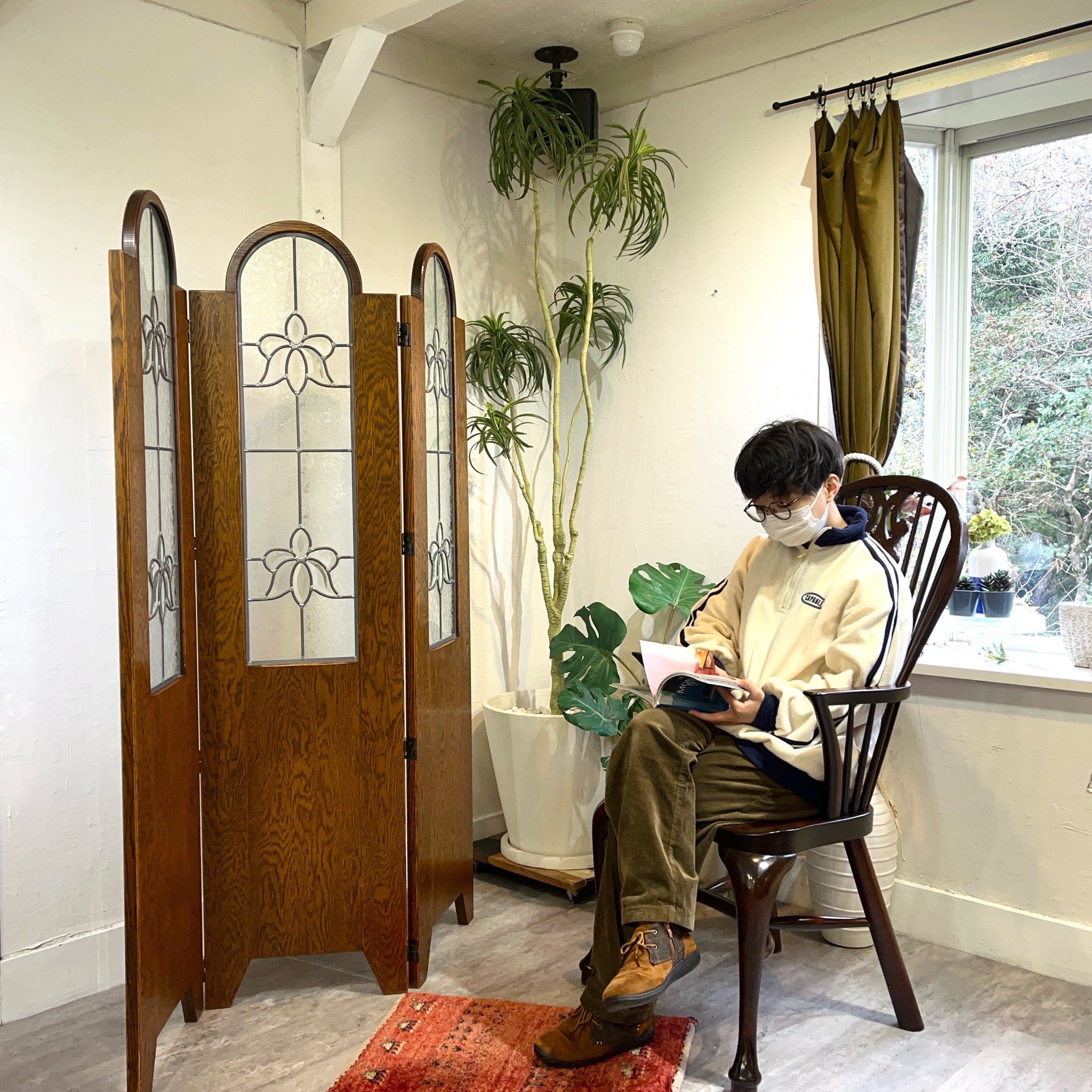 松本民芸家具 猫脚ウィンザーチェア / Windsor Chair with Cabriole-leg 希少