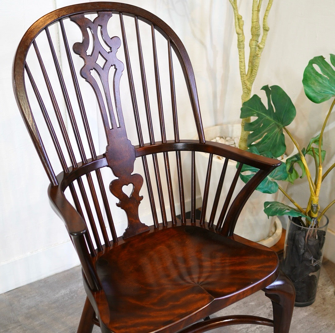 松本民芸家具 猫脚ウィンザーチェア / Windsor Chair with Cabriole-leg 希少