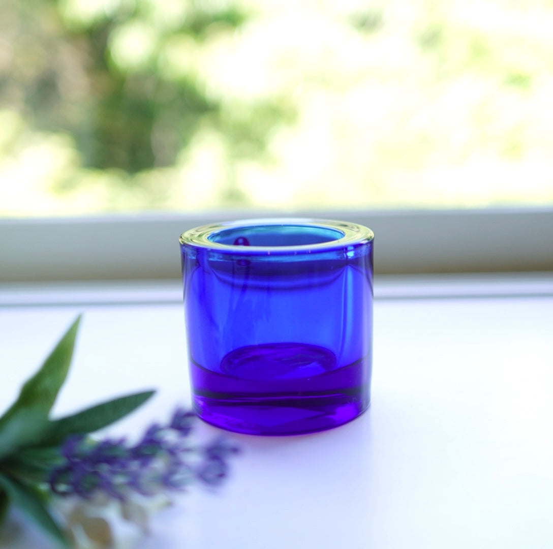 イッタラ / iittala マリメッコ / marimekko コラボ kivi キャンドルホルダー ウルトラマリンブルー