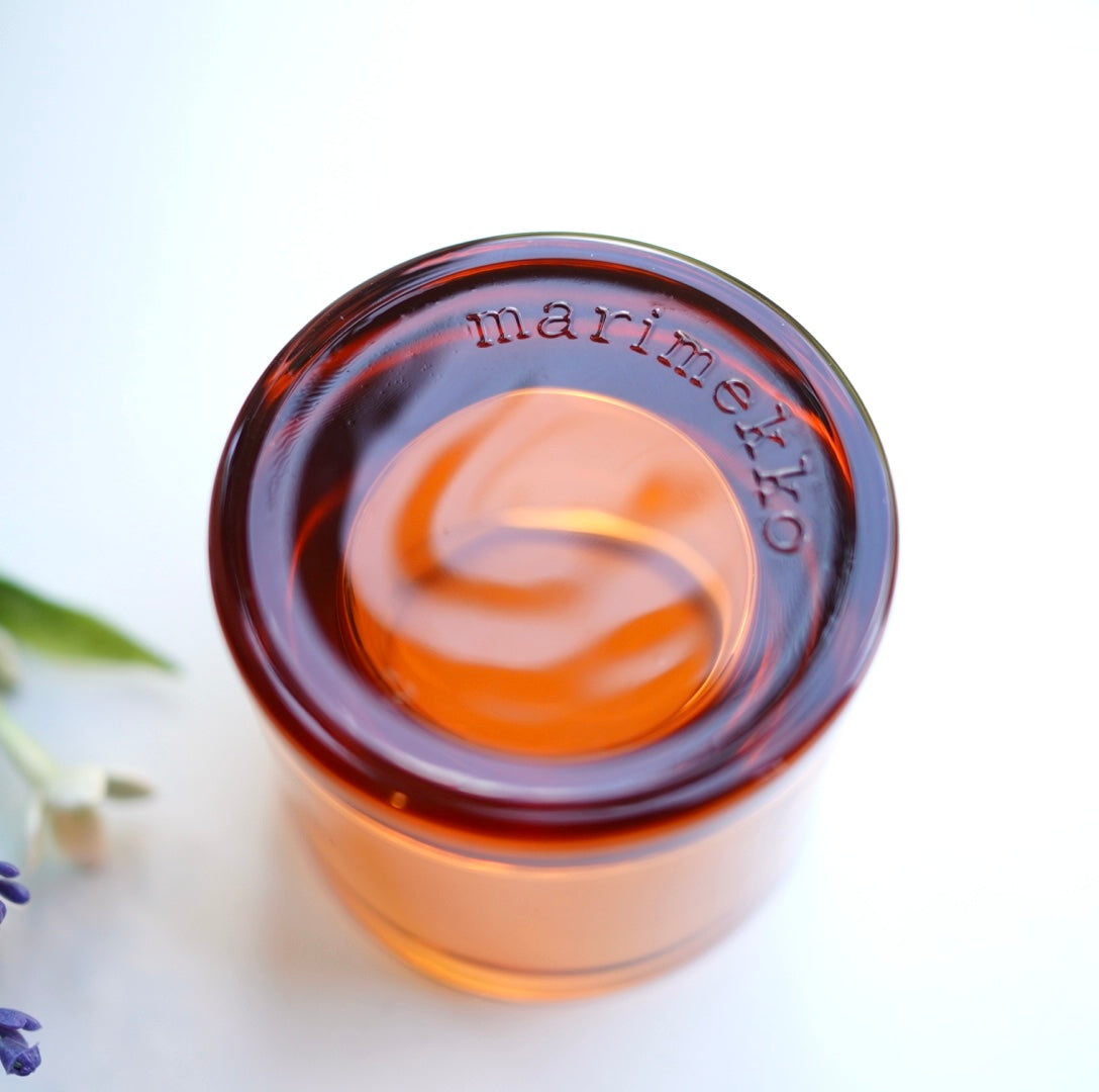 イッタラ / iittala マリメッコ / marimekko コラボ kivi キャンドルホルダー セビリアオレンジ