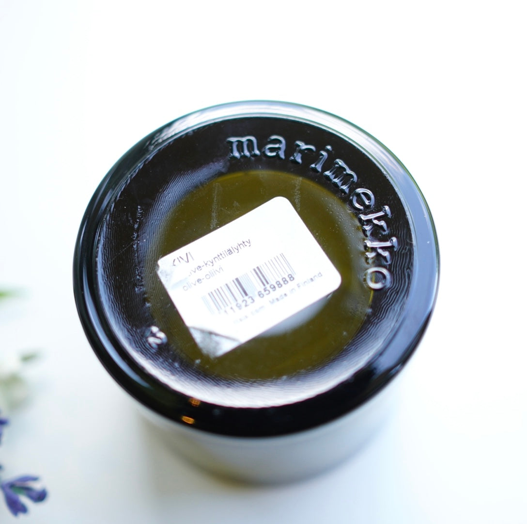 イッタラ / iittala マリメッコ / marimekko コラボ kivi キャンドルホルダー オリーブ