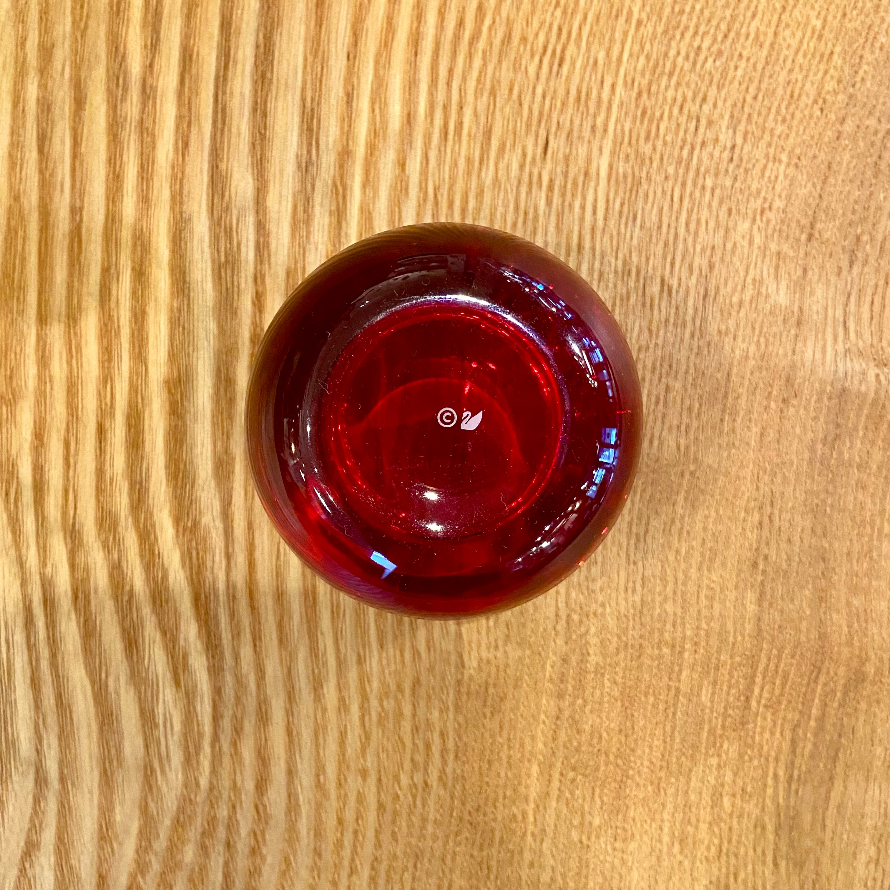 スワロフスキー / SWAROVSKI Shimme Tea Light Red キャンドルホルダー