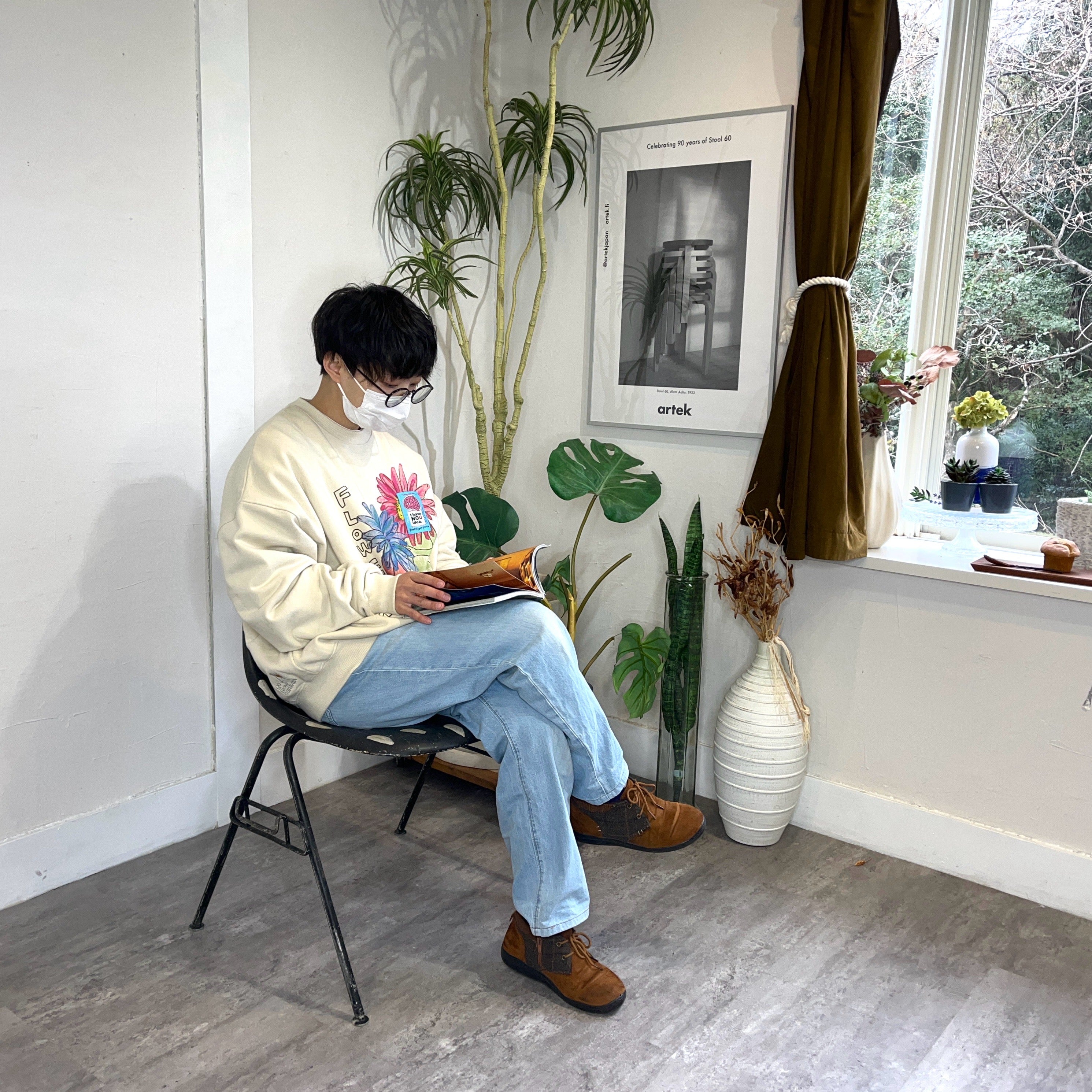 ハーマンミラー / Herman Miller ペイント サイドシェルチェア スタッキングベース チャールズ&レイ・イームズ FRP 外マウント ヴィンテージ