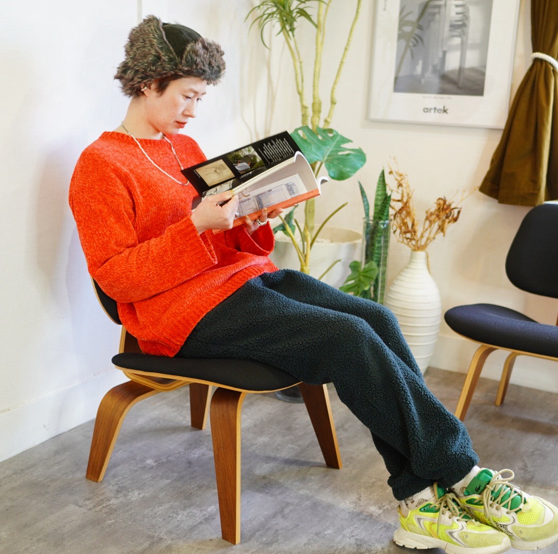 ハーマンミラー / Herman Miller プライウッドラウンジチェア LCW パット付 チャールズ&レイ・イームズ