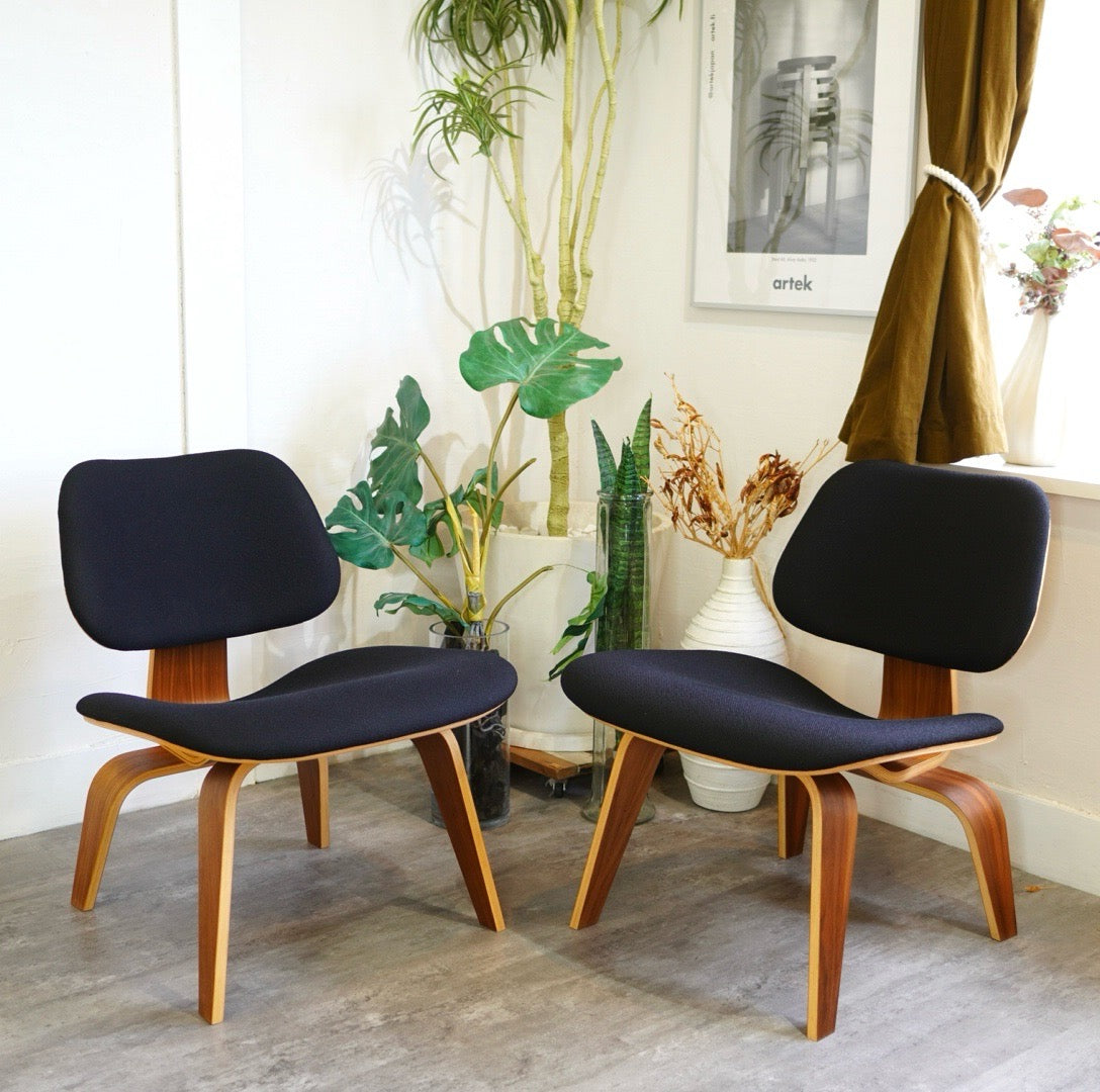 ハーマンミラー / Herman Miller プライウッドラウンジチェア LCW パット付 チャールズ&レイ・イームズ