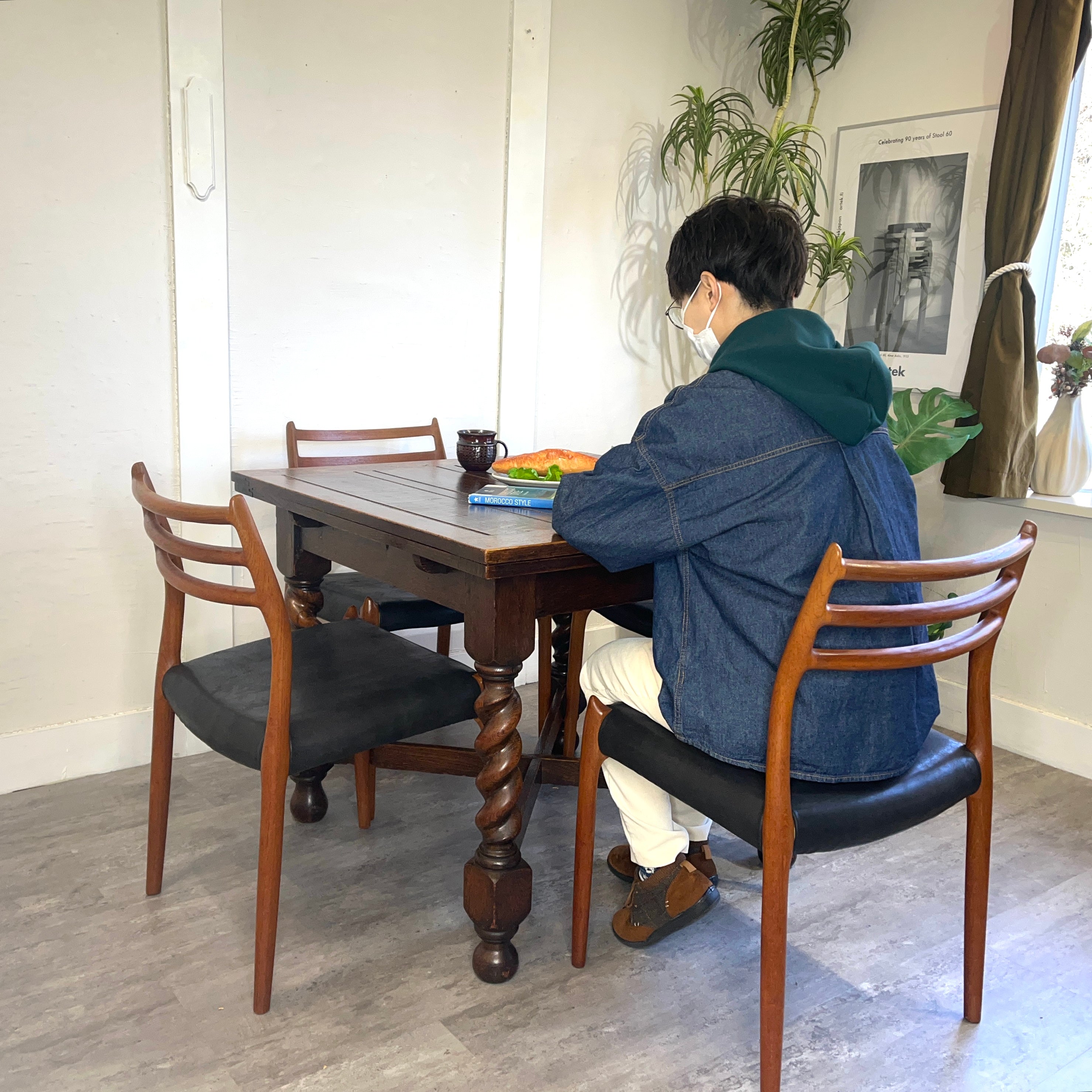 J・L・モラー / J.L.Moller Model78 ダイニングチェア ニールス・O・モラー Niels O.Moller デンマーク ヴィンテージ