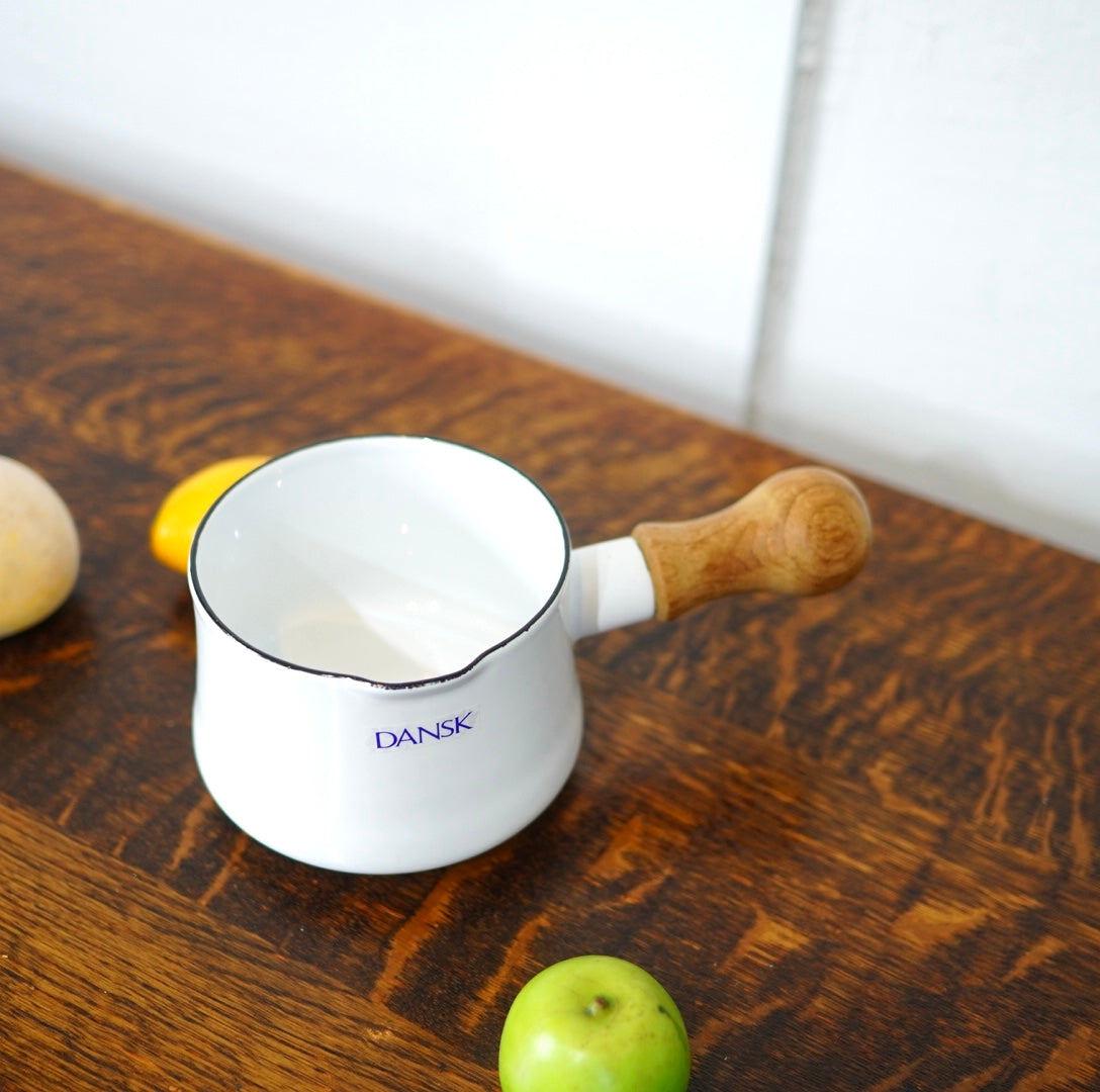 ダンスク / DANSK コベンスタイル ホーロー 片手鍋 ミルクパン ホワイト