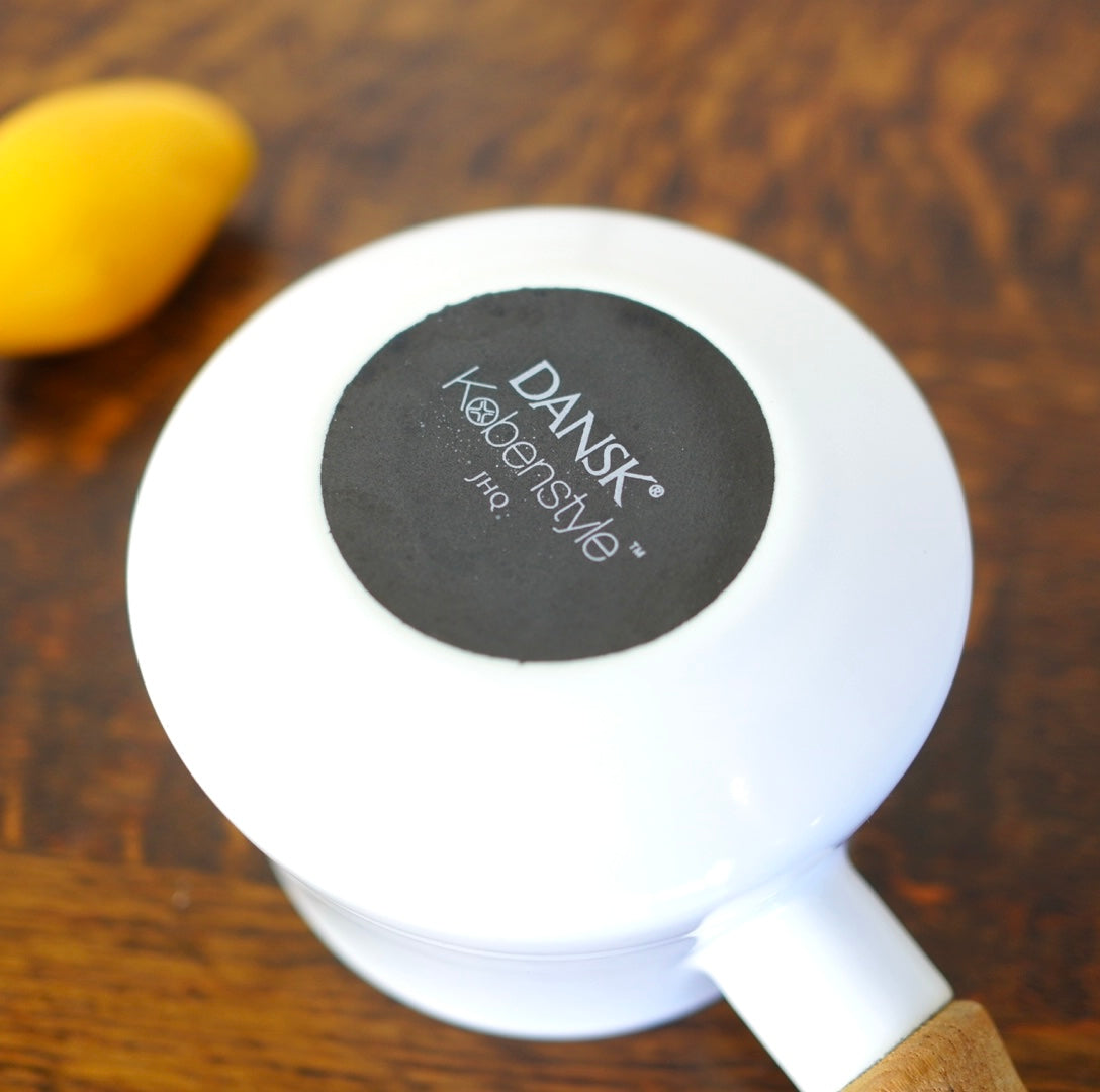 ダンスク / DANSK コベンスタイル ホーロー 片手鍋 ミルクパン ホワイト