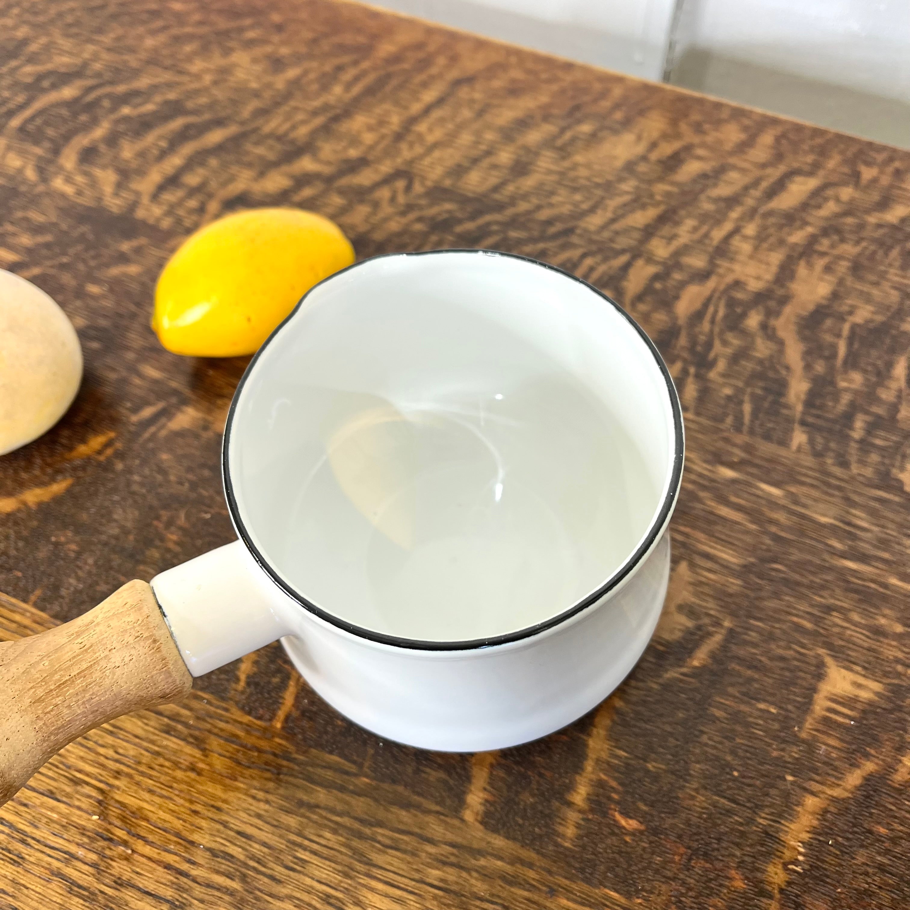 ダンスク / DANSK コベンスタイル ホーロー 片手鍋 ミルクパン ホワイト