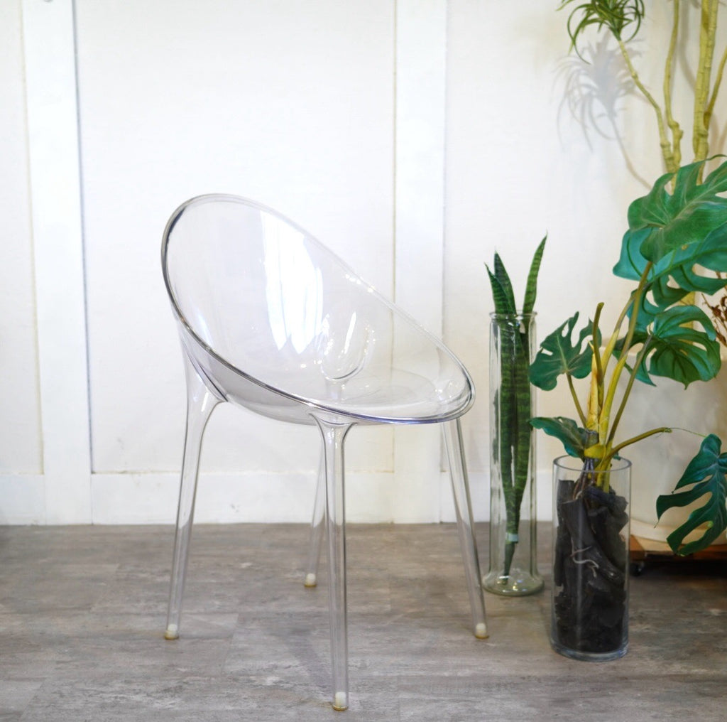 カルテル Kartell ミスターインポッシブル MR. IMPOSSIBLE チェア フィリップ・スタルク クリスタル 中古 椅子 イタリア 名作  ミッドセンチュリー スペースエイジ – Restyle