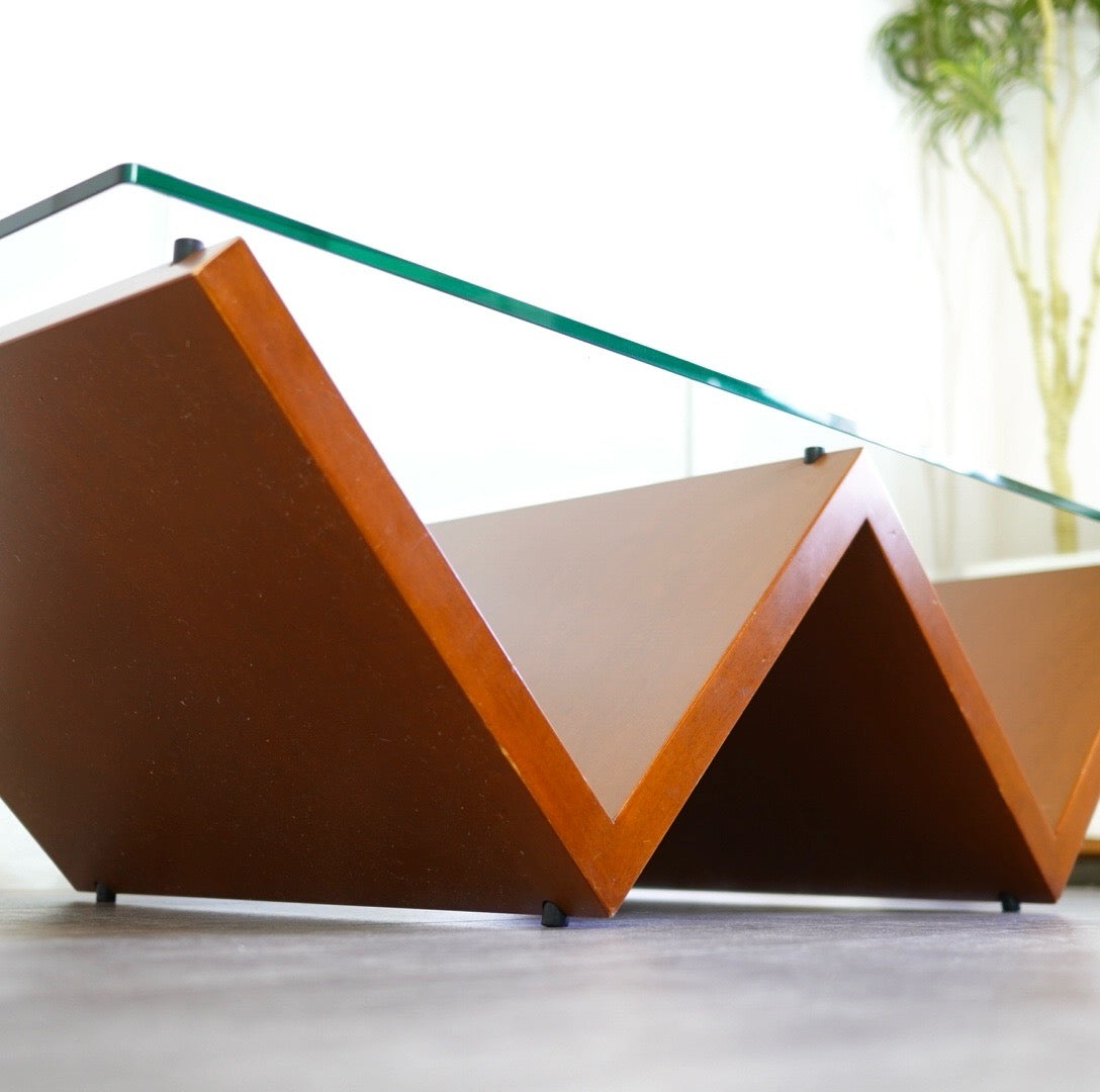 アルフレックス / arflex モンターニャ ガラステーブル ローテーブル 川崎文男