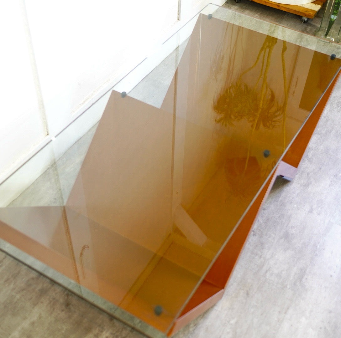 アルフレックス / arflex モンターニャ ガラステーブル ローテーブル 川崎文男