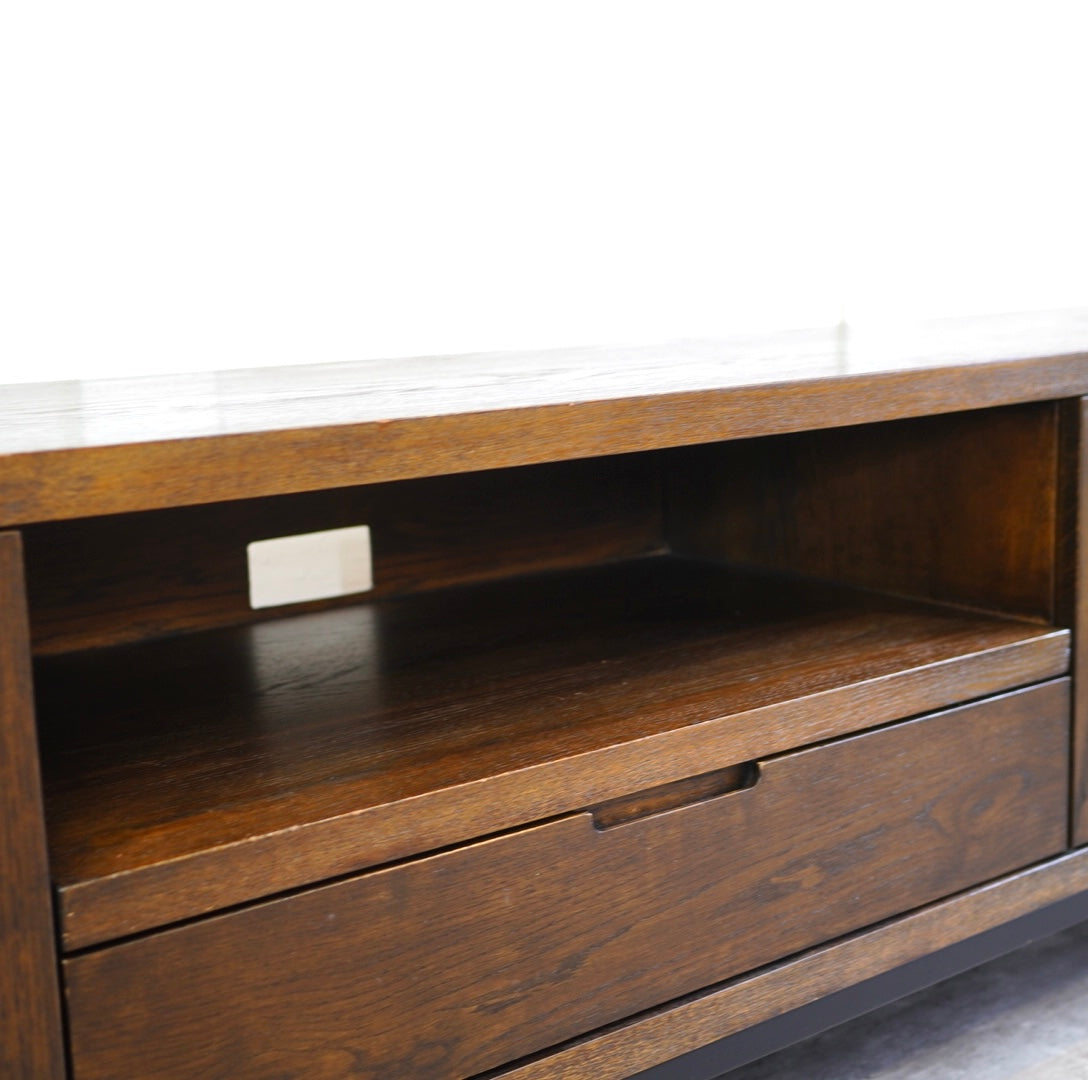 インダストリアル テレビボード ローボード オーク×アイアン