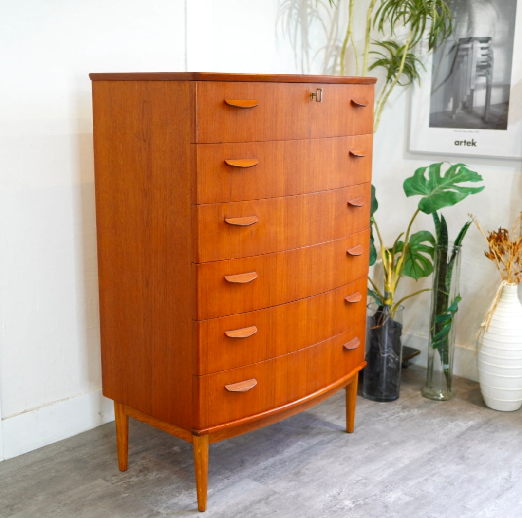 チーク材 チェスト 北欧ヴィンテージ 整理ダンス
