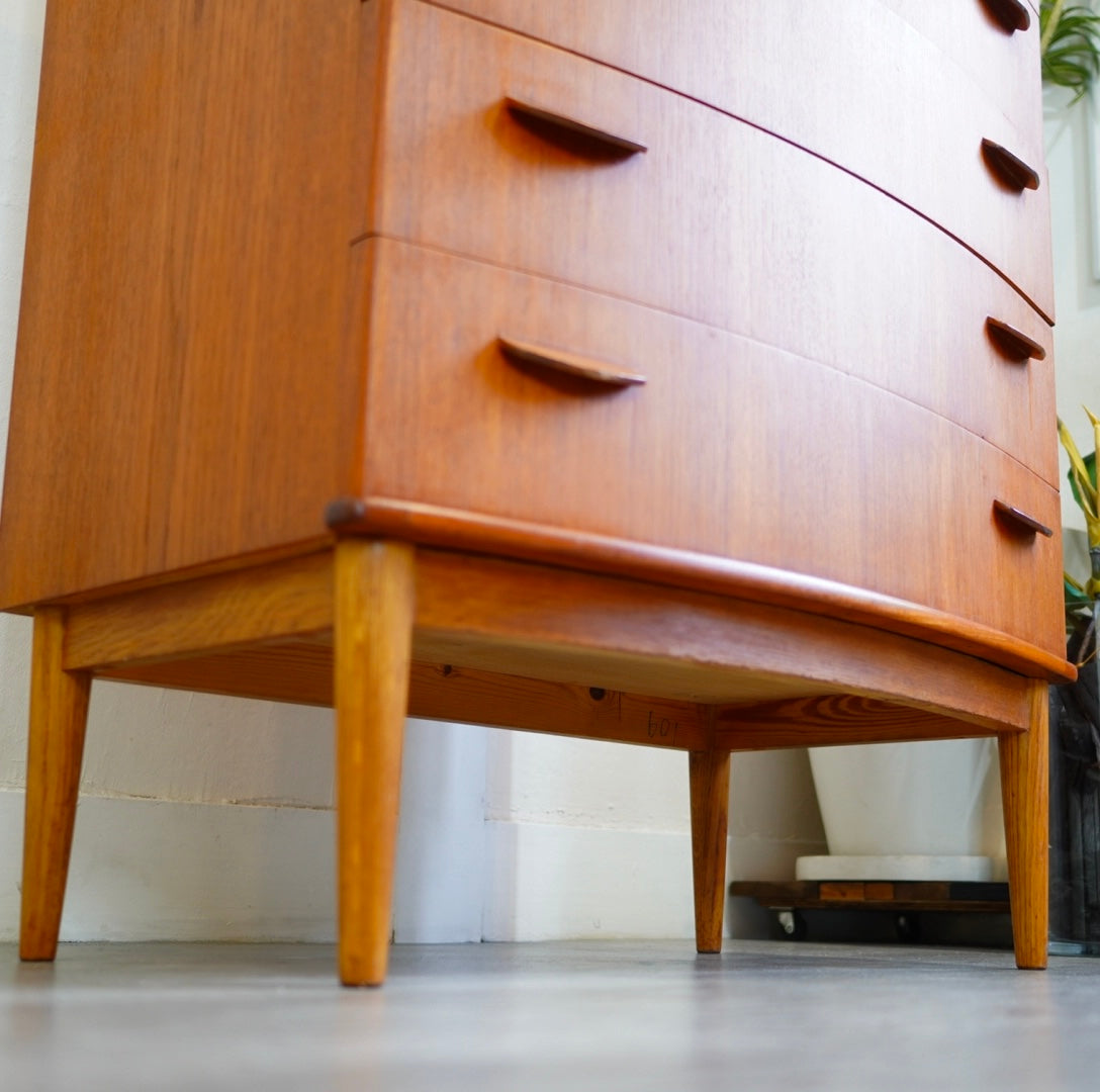 チーク材 チェスト 北欧ヴィンテージ 整理ダンス