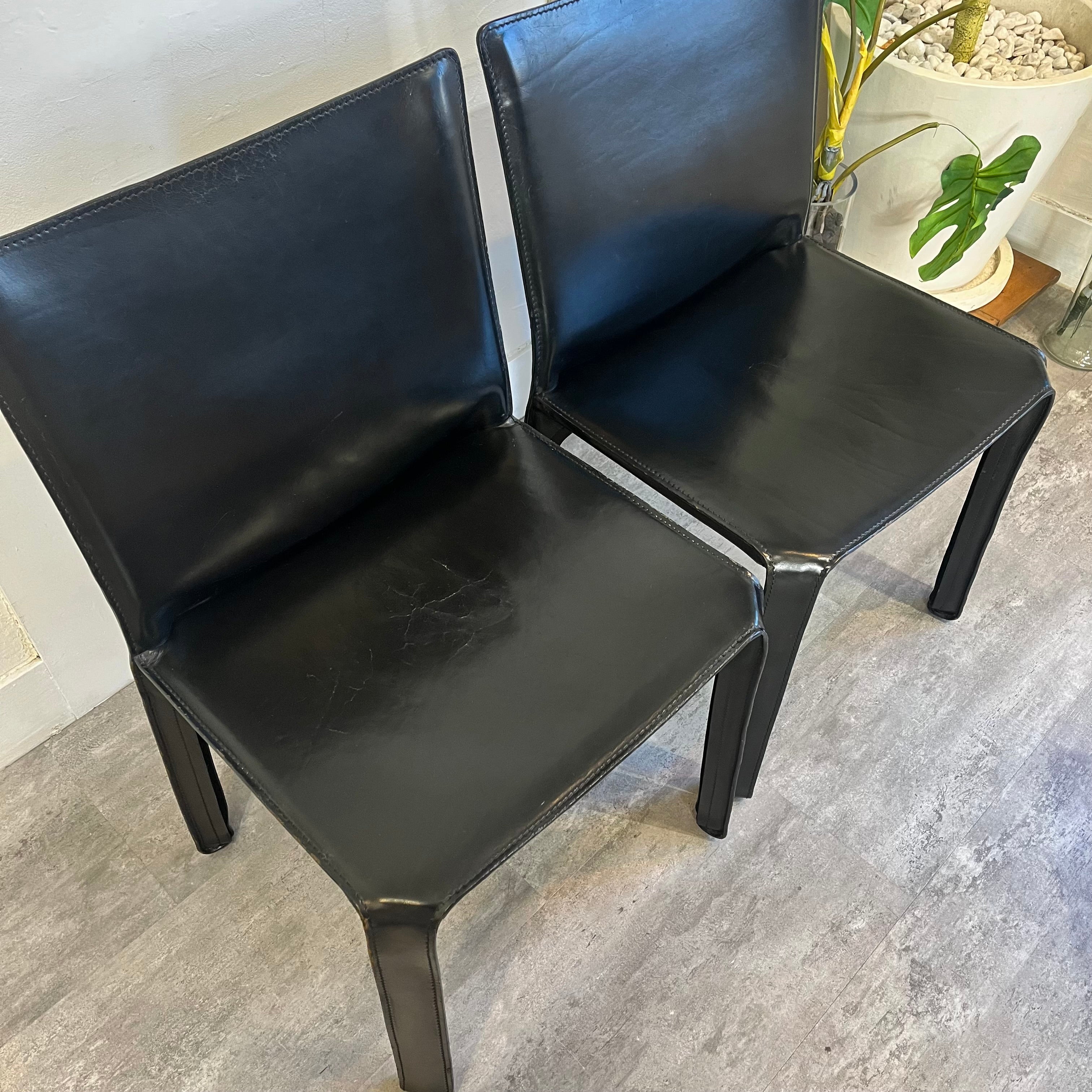 カッシーナ / Cassina キャブ / CAB アームレスチェア 412 マリオ・ベリーニ