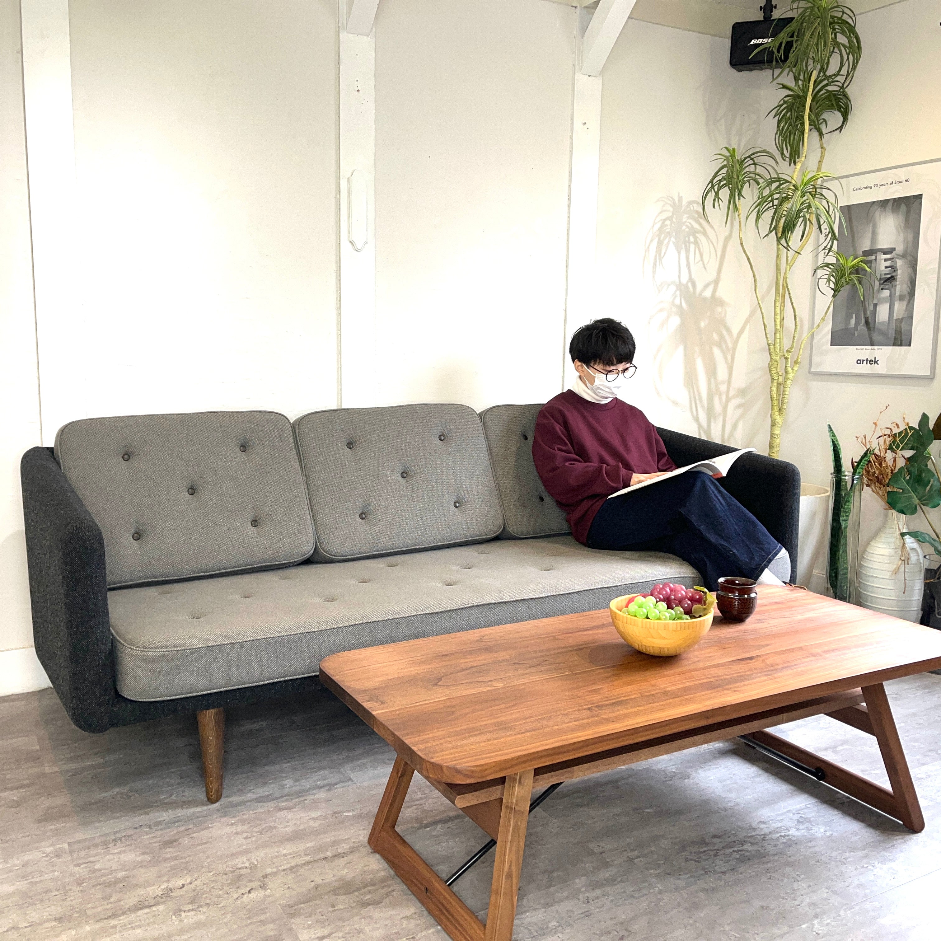 フレデリシア / FREDERICIA No.1 Sofa Model 2003 3シーター ボーエ・モーエンセン 北欧