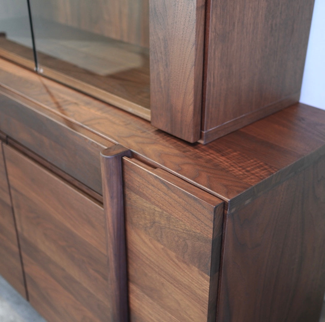 ソース / source Yホープ / Y HOPE キャビネット 133 カップボード 食器棚ウォールナット 展示品