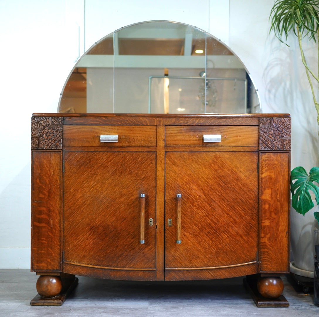 ドレッシングチェスト ドレッサー ミラーチェスト 英国 ブリティッシュアンティーク