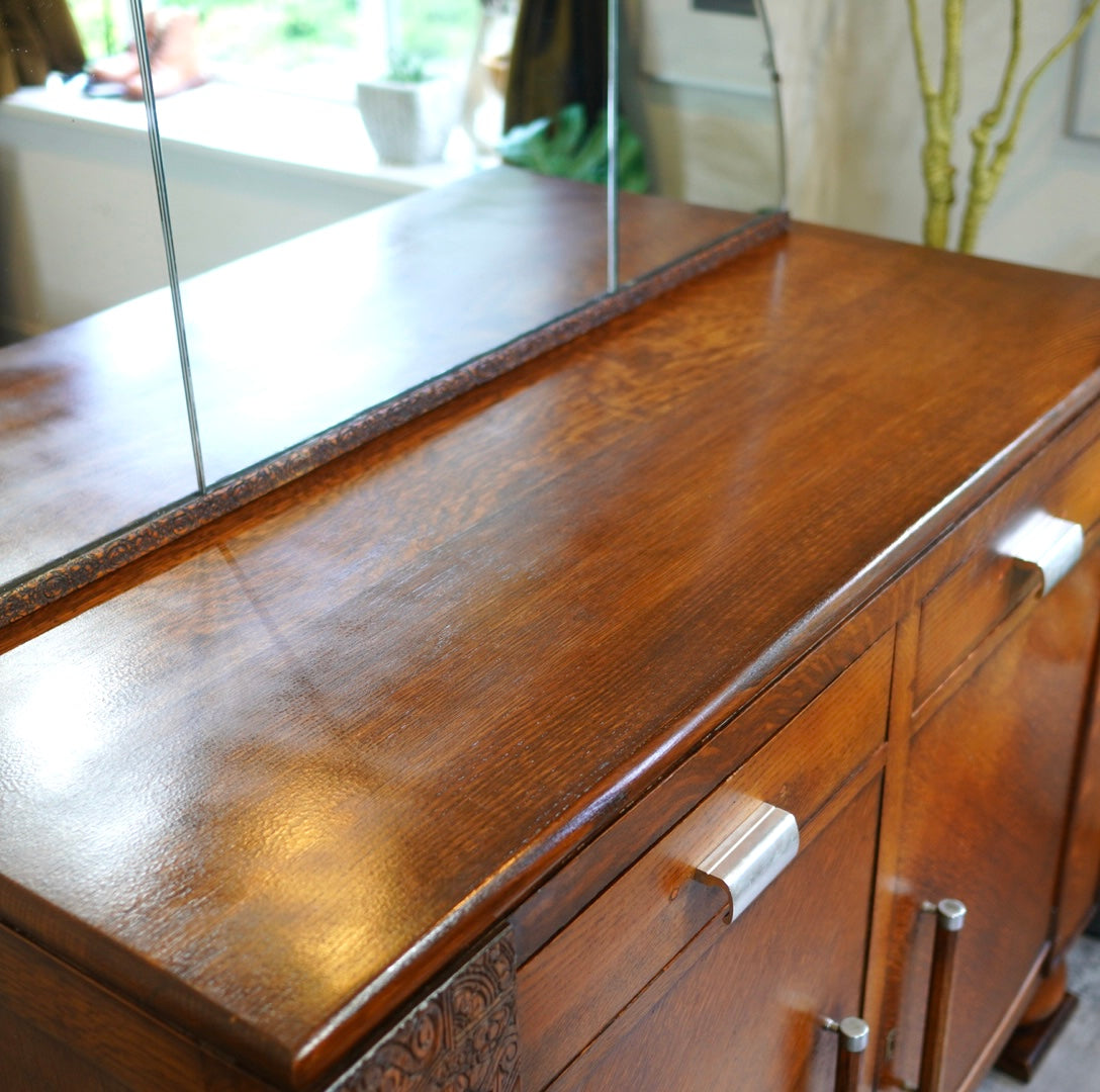 ドレッシングチェスト ドレッサー ミラーチェスト 英国 ブリティッシュアンティーク