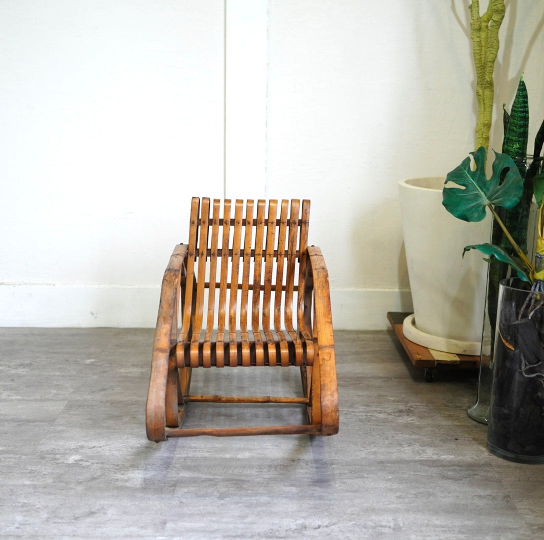 シバヤマ産業 城所右文次 バンブー キッズ ロッキングチェア ヴィンテージ