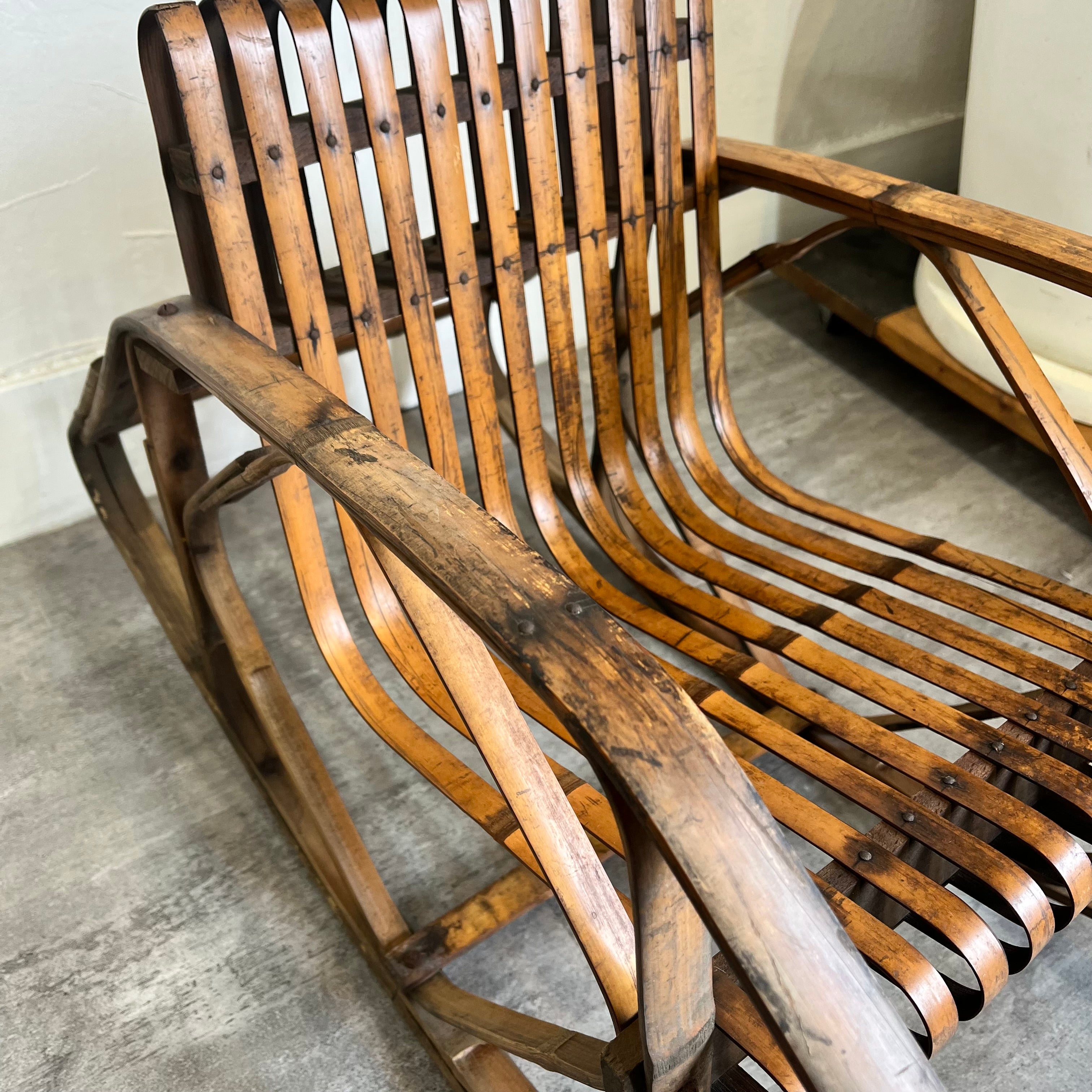 シバヤマ産業 城所右文次 バンブー キッズ ロッキングチェア ヴィンテージ