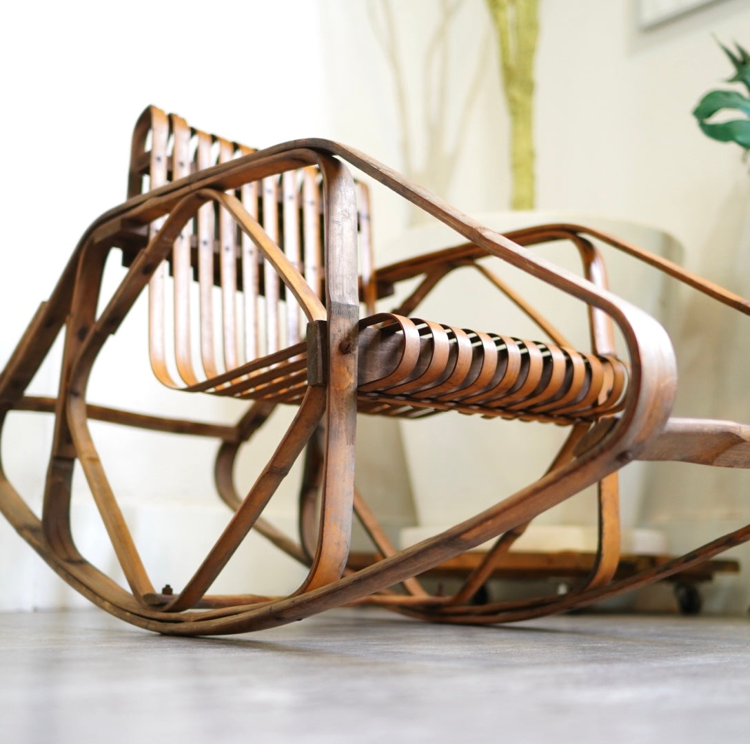 シバヤマ産業 城所右文次 バンブー キッズ ロッキングチェア ヴィンテージ