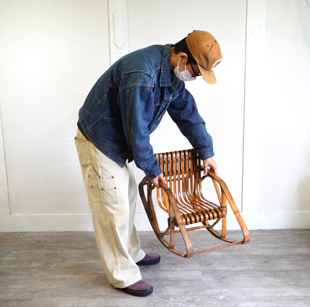 シバヤマ産業 城所右文次 バンブー キッズ ロッキングチェア ヴィンテージ