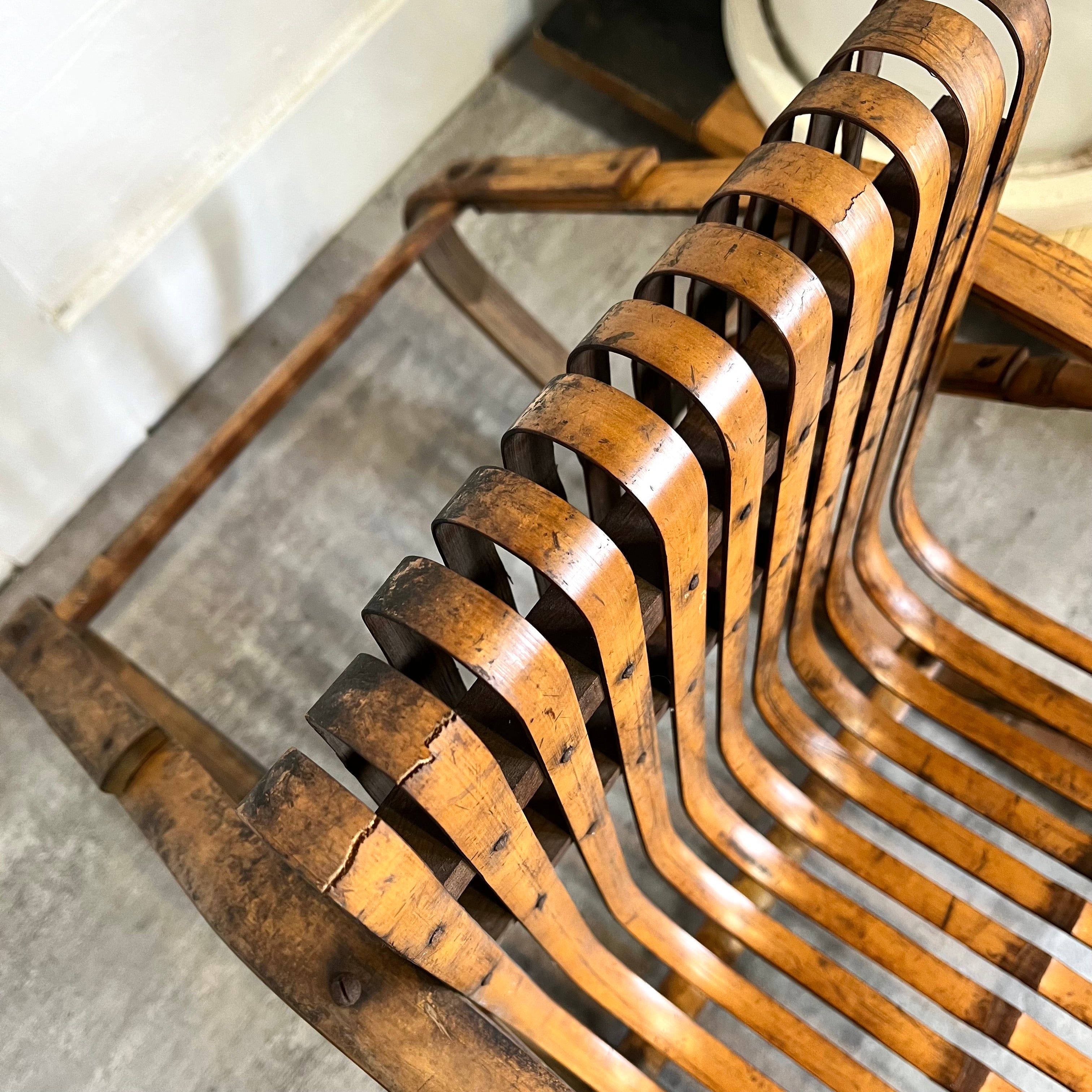 シバヤマ産業 城所右文次 バンブー キッズ ロッキングチェア ヴィンテージ