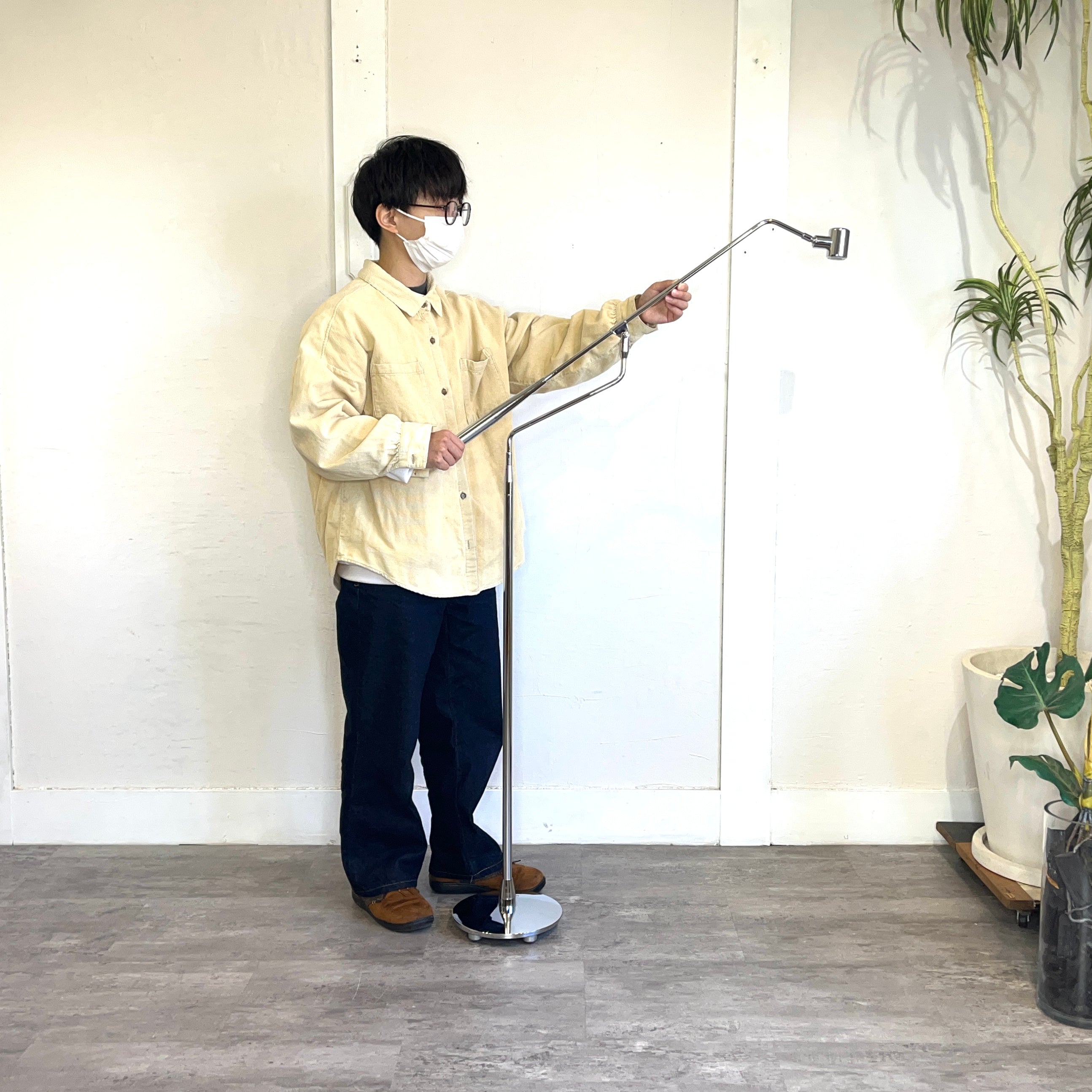 デンタル ランプスタンド ドイツ ボールキャスター付き ヴィンテージ