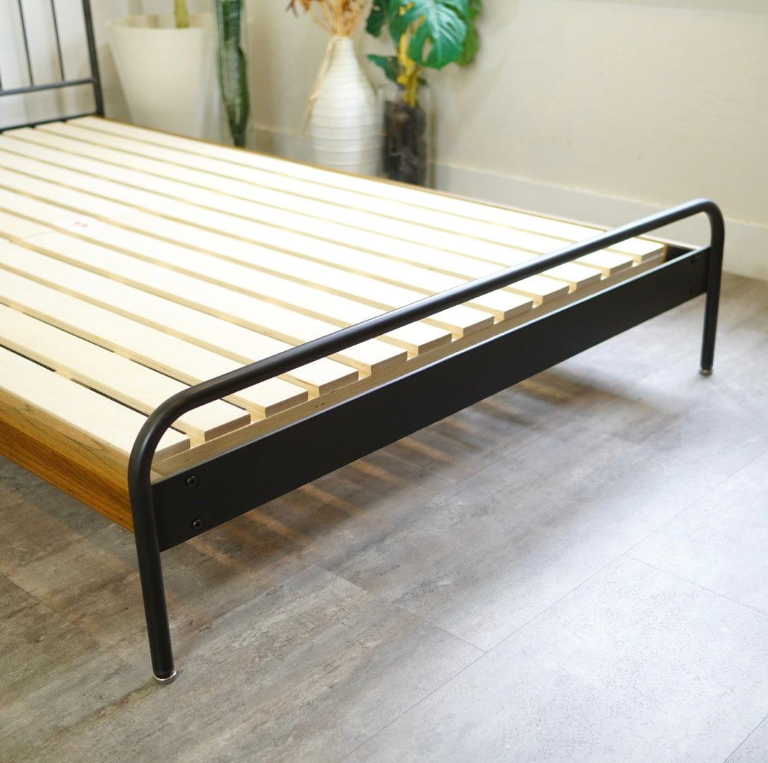 ジャーナルスタンダードファニチャー/JOURNAL STANDARD FURNITURE サンクベッド/SENS BED セミダブル アイアンフレーム オーク材
