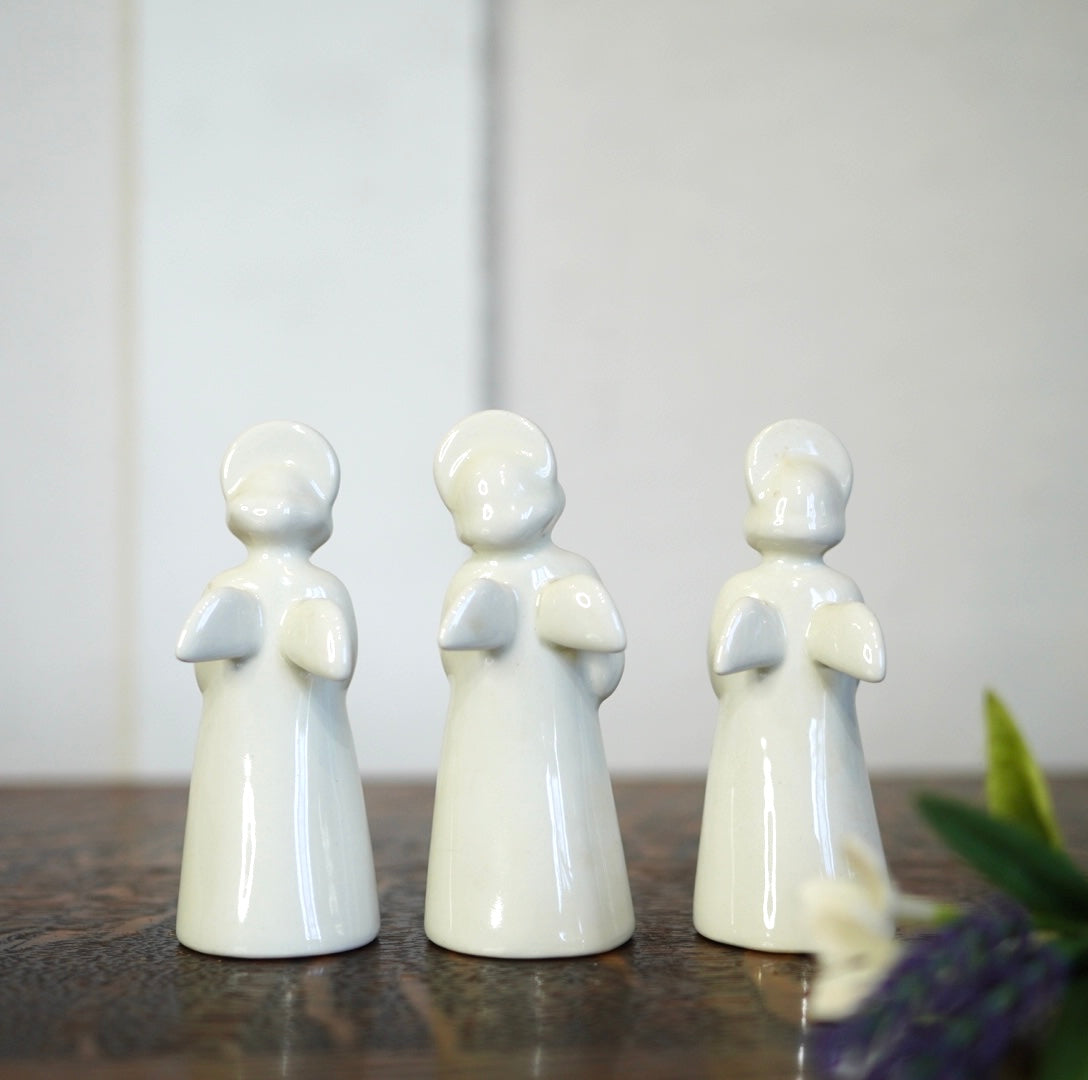 ロイヤルコペンハーゲン / ROYAL COPENHAGEN 天使の置物3点セット ヴィンテージ 北欧デンマーク