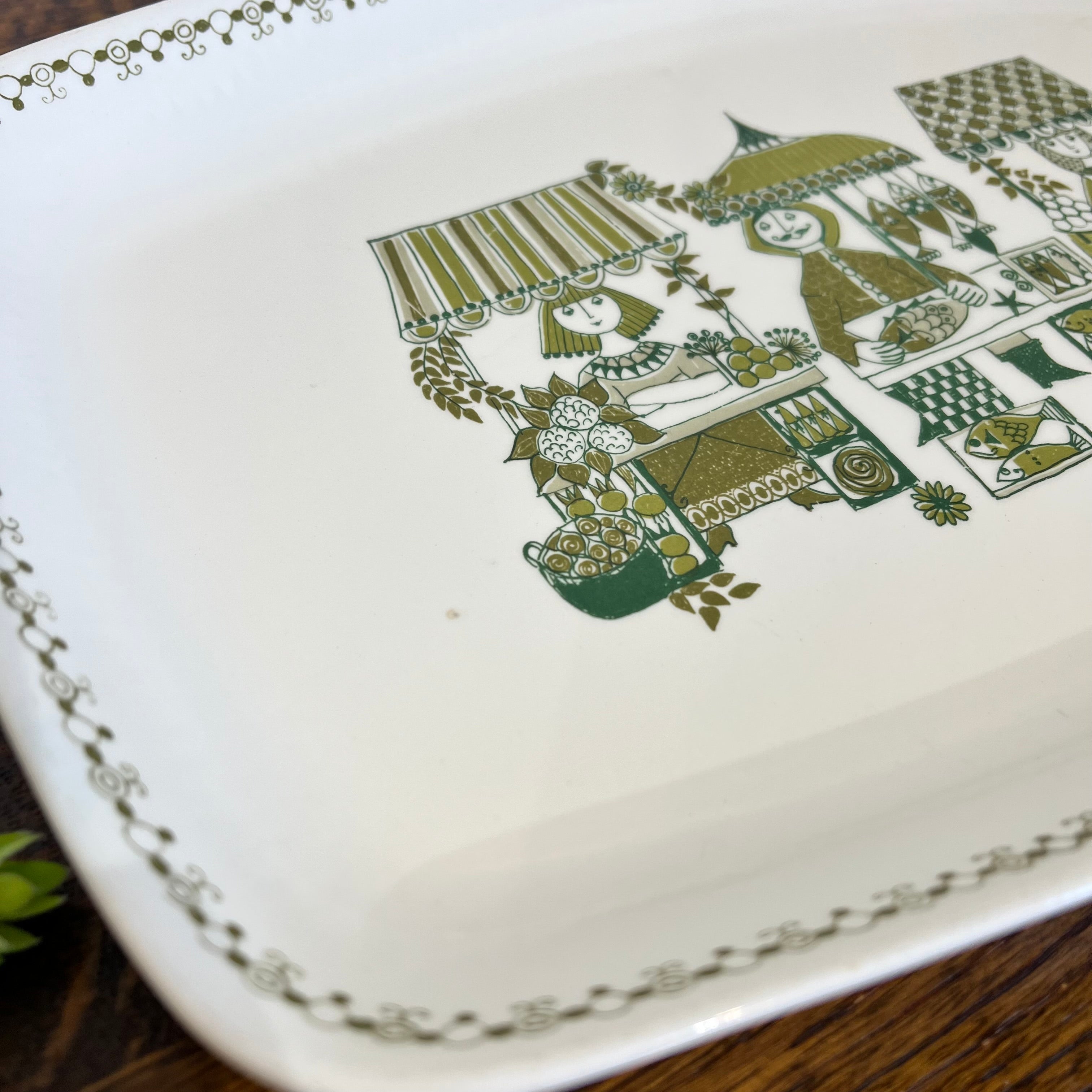 フィッギオ / Figgio マーケット / Market サービングプレート 33.5㎝ ヴィンテージ