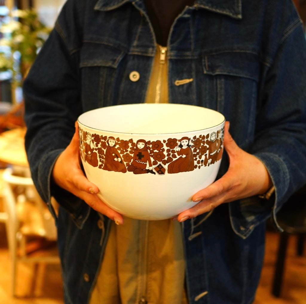 アラビア・フィネル / ARABIA・FINEL 騎士柄ボウル カイ・フランク ヴィンテージ