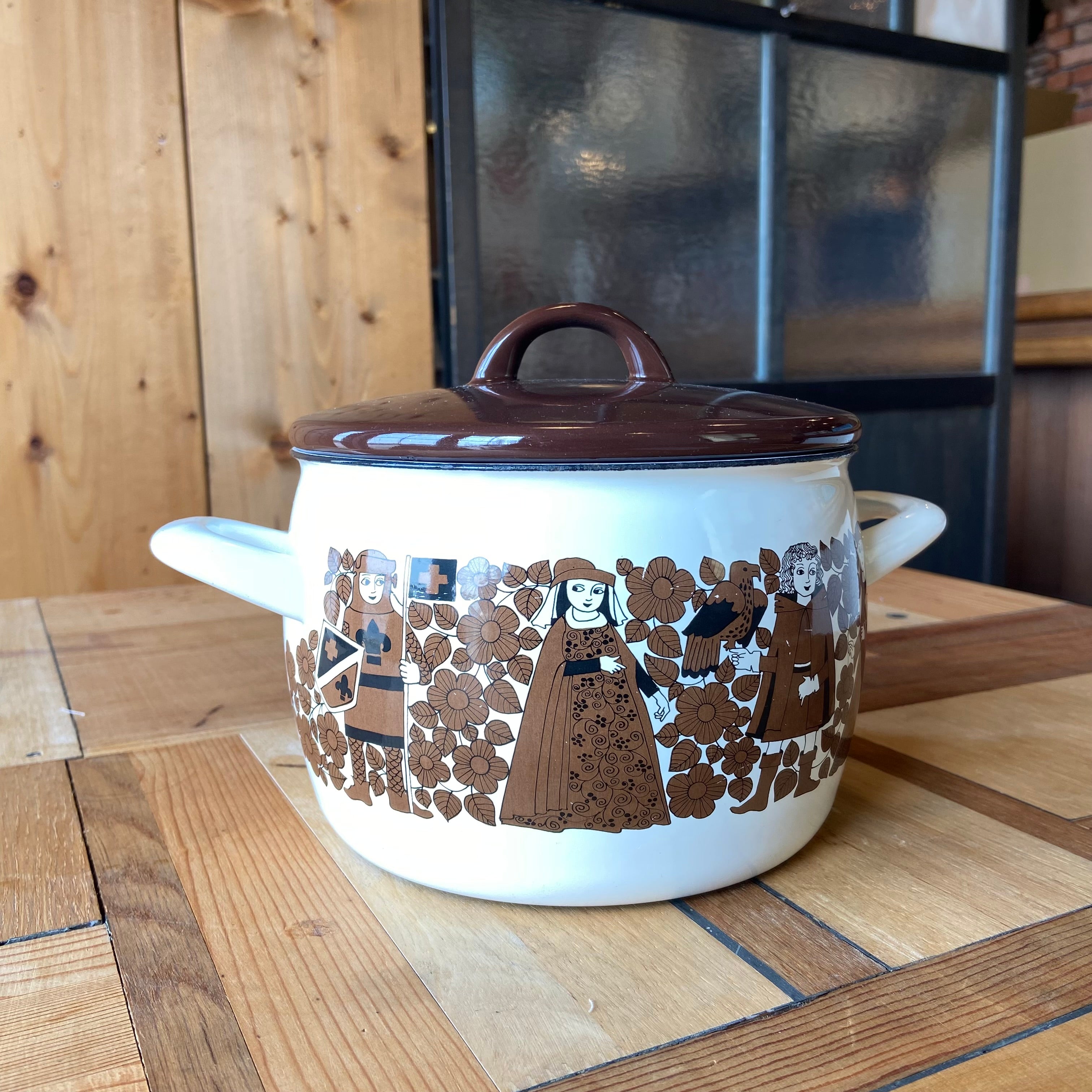 アラビア・フィネル / ARABIA・FINEL 騎士柄 両手鍋 カイ・フランク ヴィンテージ