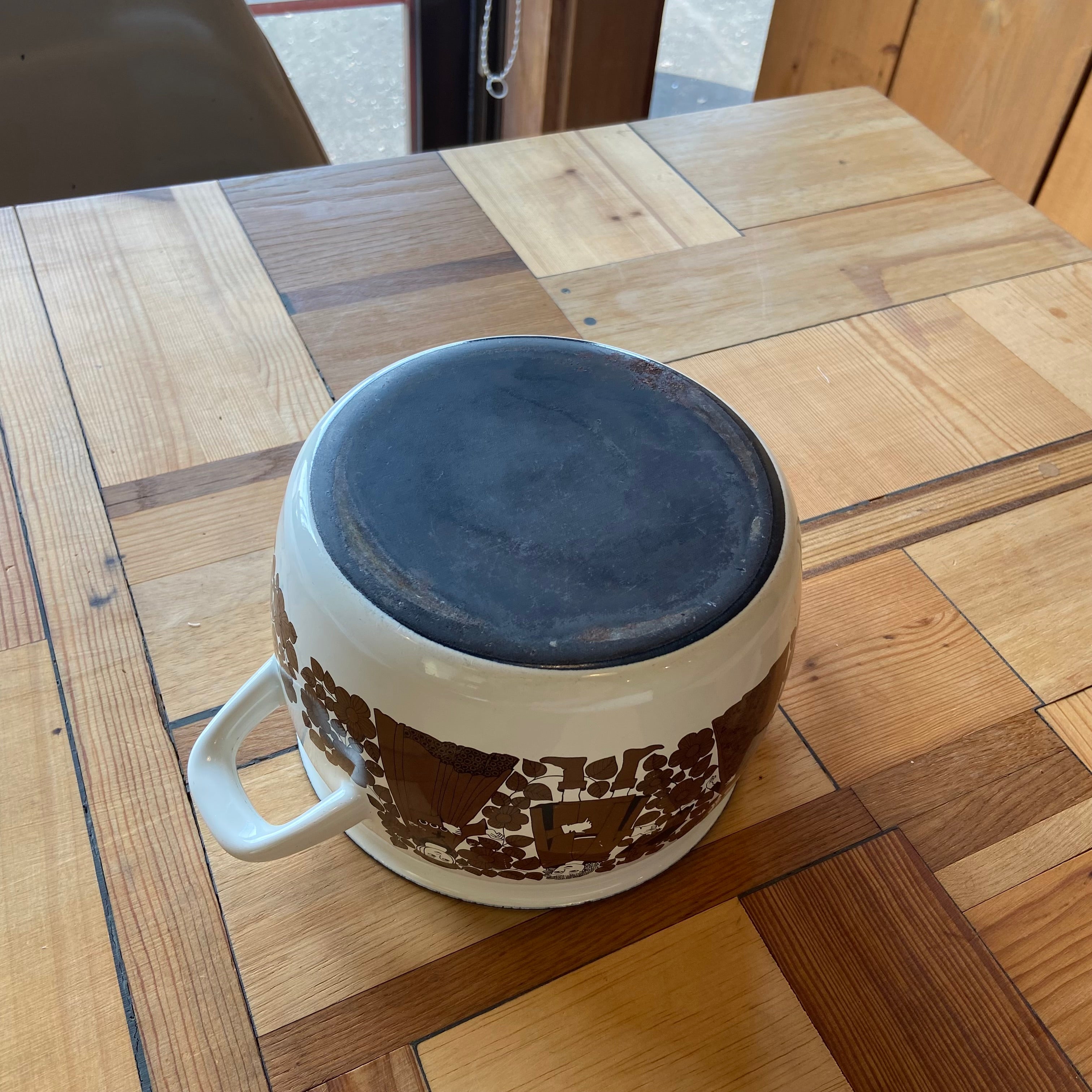 アラビア・フィネル / ARABIA・FINEL 騎士柄 両手鍋 カイ・フランク ヴィンテージ