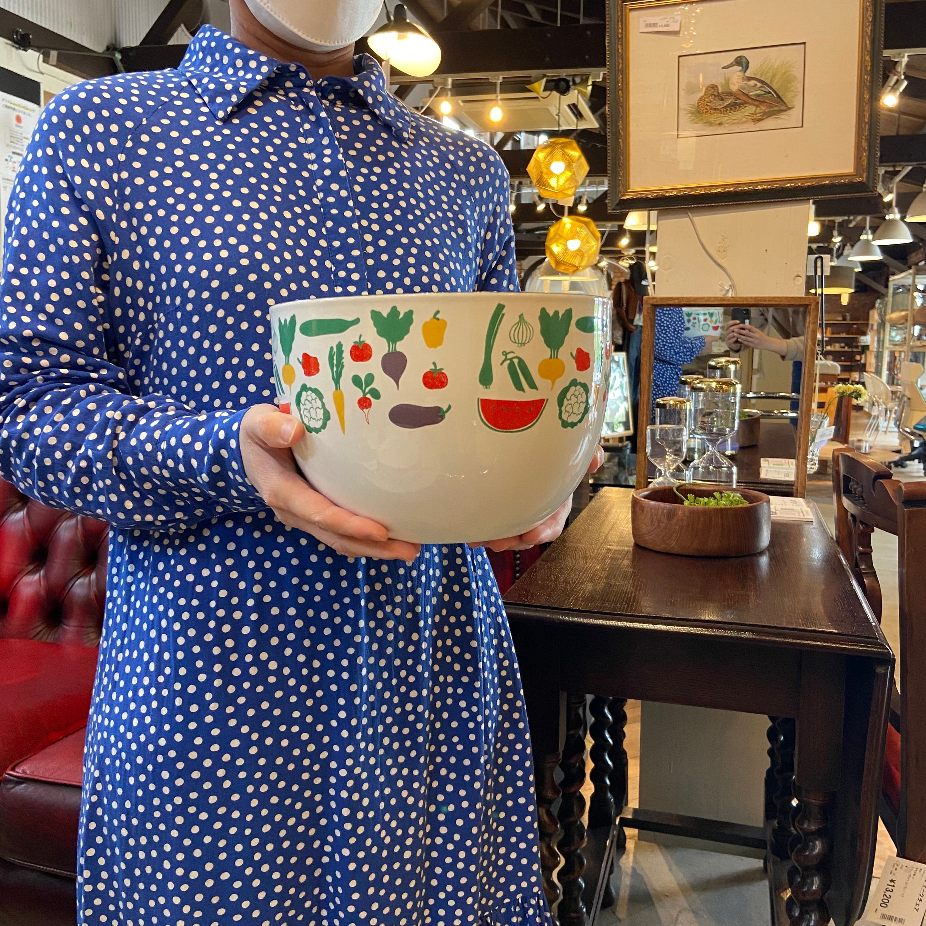 アラビア・フィネル / ARABIA・FINEL 野菜柄 ボウル カイ・フランク ヴィンテージ