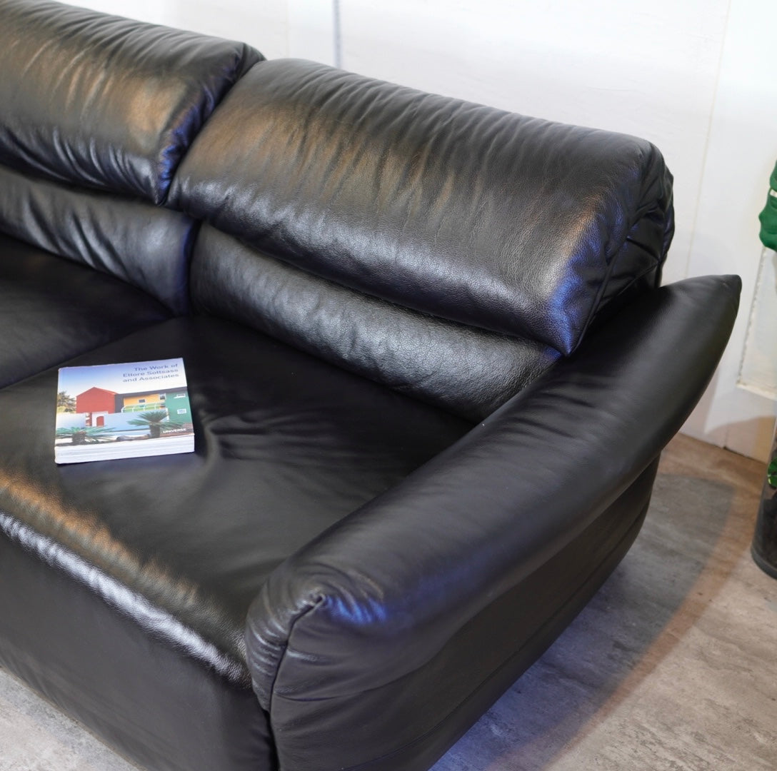 フクラ / HUKLA リストン コンビネーション ソファ 2人掛け 本革 セパレート