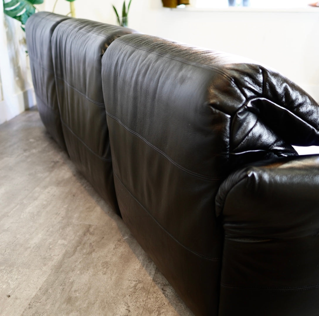 フクラ / HUKLA リストン コンビネーション ソファ 3人掛け 本革 セパレート