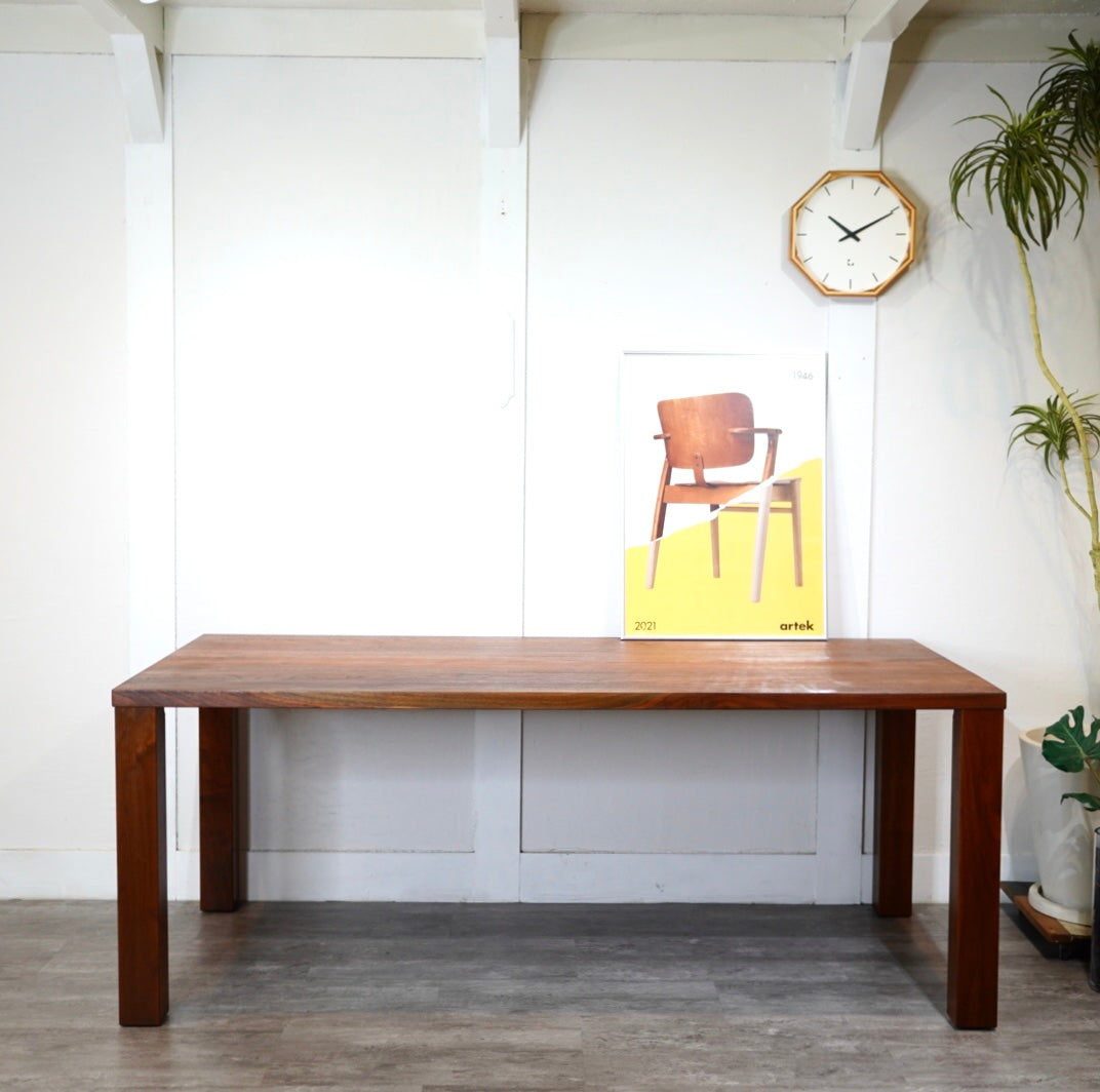 ウォールナット材 ダイニングテーブル 180㎝ 無垢