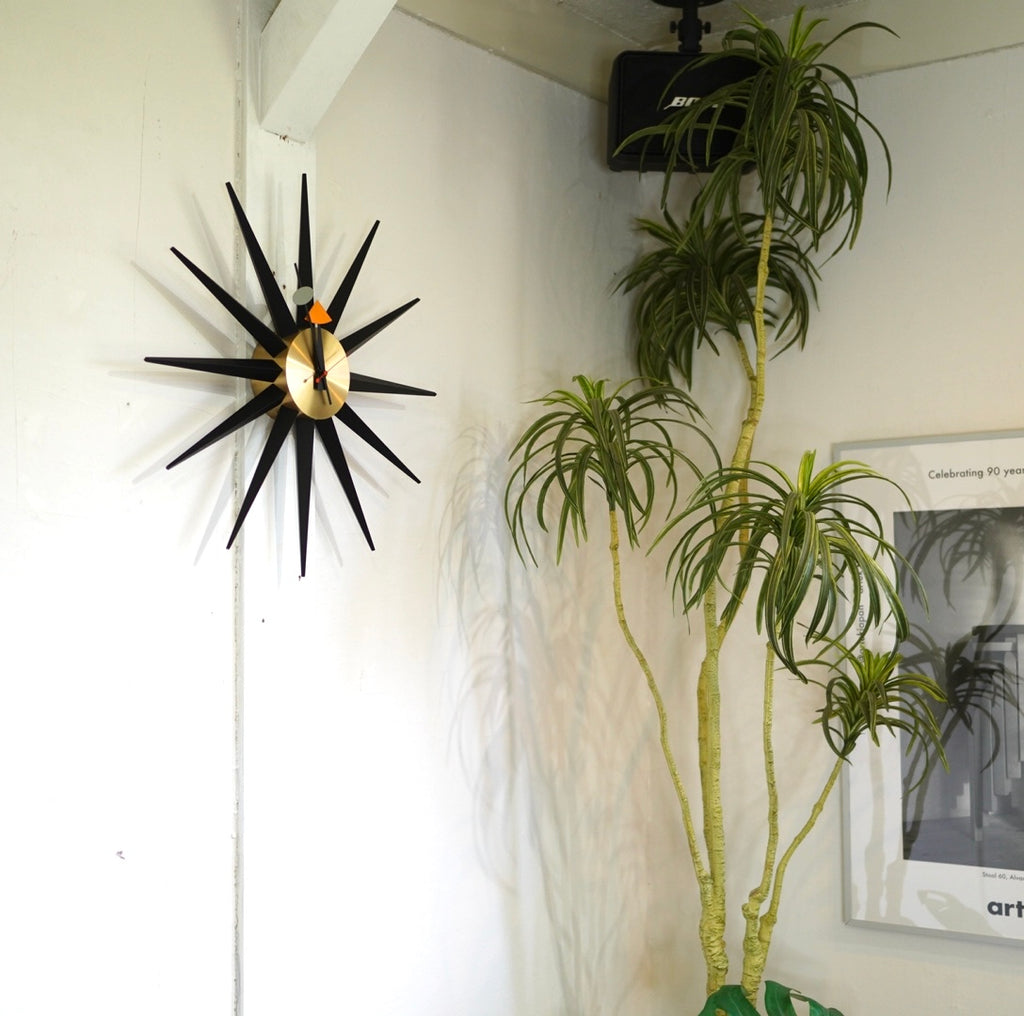 ヴィトラ Vitra サンバースト Sunburst Clock ブラック ジョージ