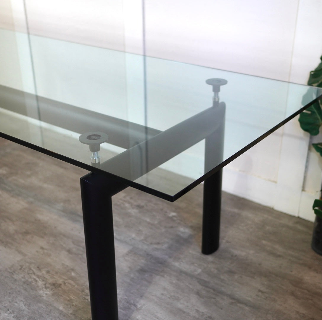 カッシーナ / Cassina 6 TABLE TUBE D’AVION LC6テーブル ガラス ダイニングテーブル ル・コルビュジェ
