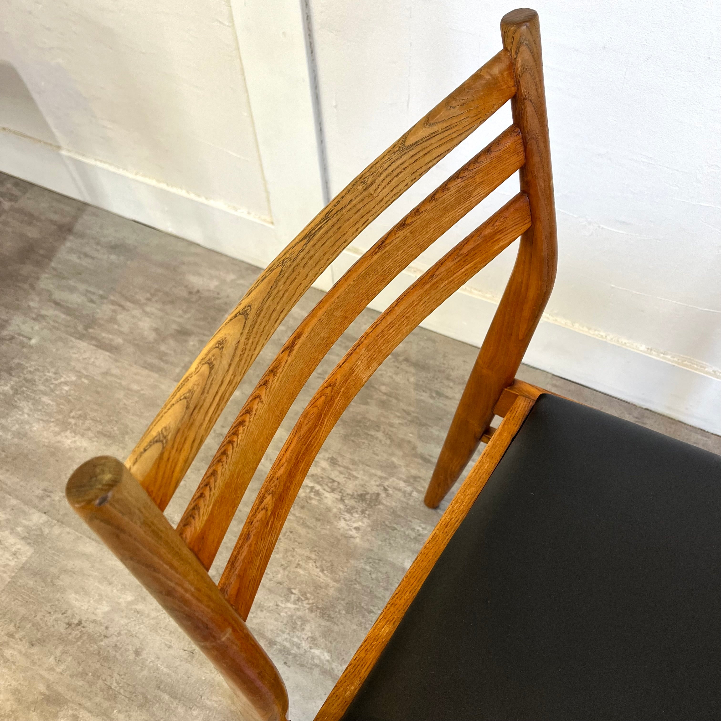 ジャパンヴィンテージ ダイニングチェア 北欧スタイル ナラ無垢材