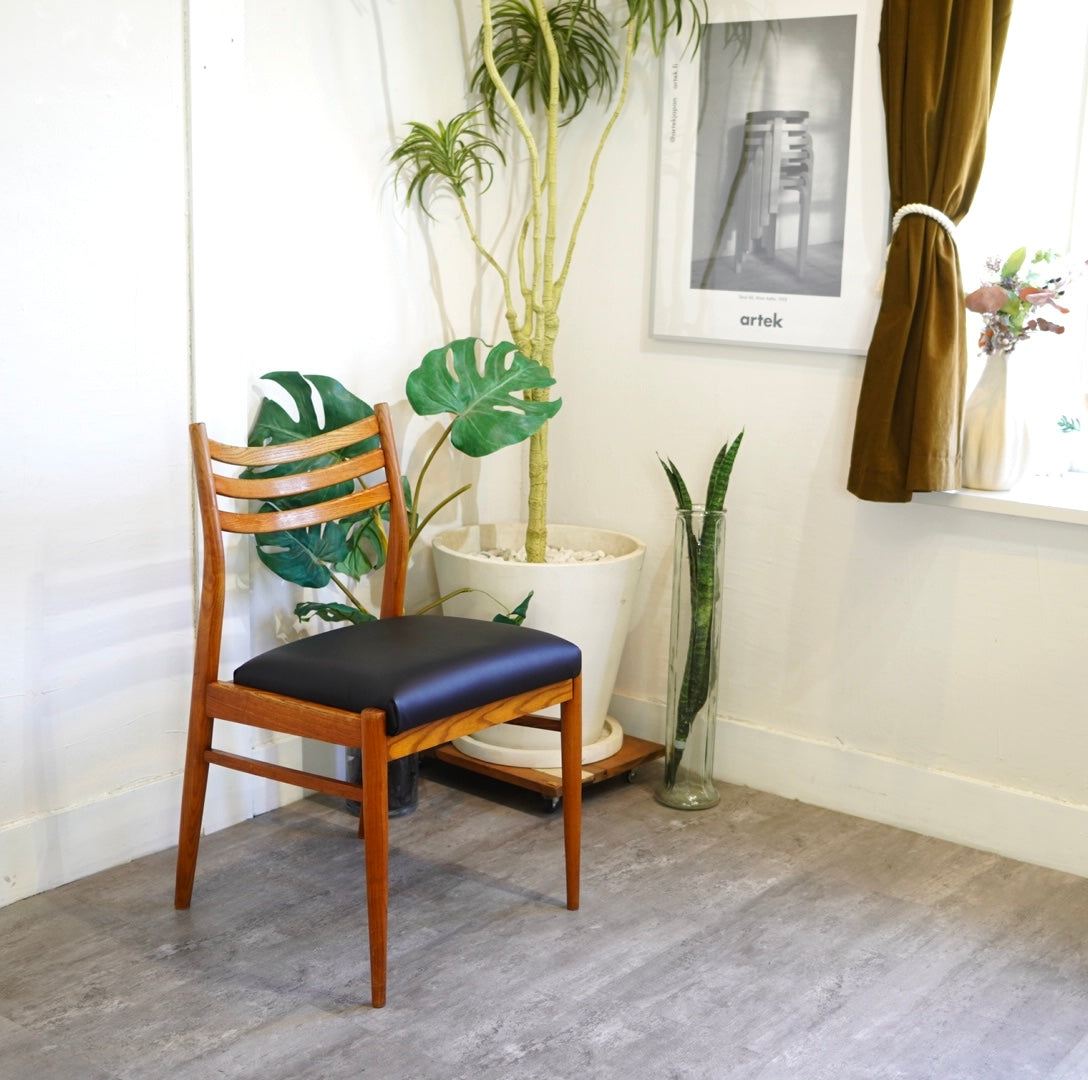ジャパンヴィンテージ ダイニングチェア 北欧スタイル ナラ無垢材