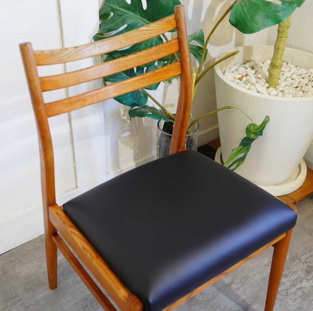 ジャパンヴィンテージ ダイニングチェア 北欧スタイル ナラ無垢材