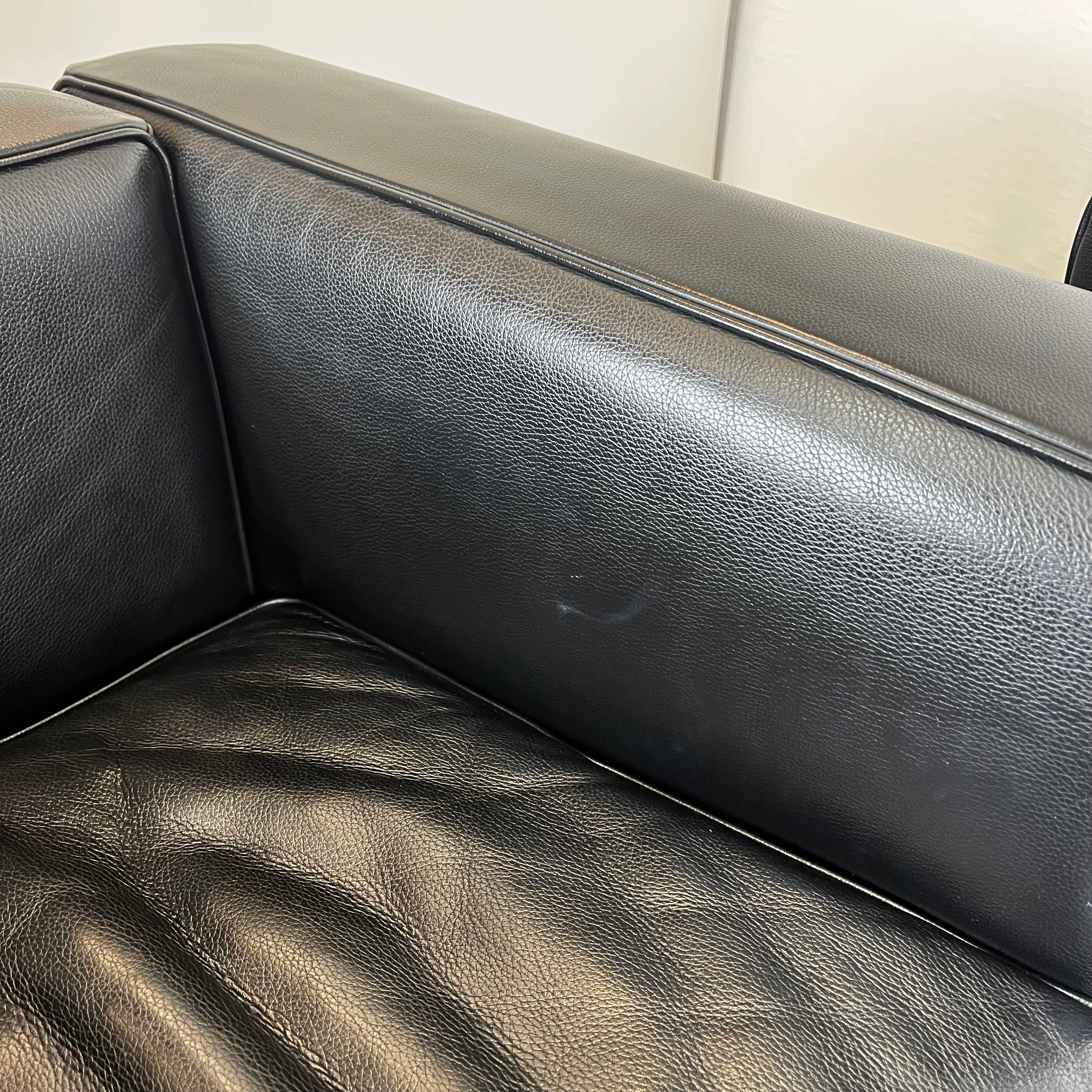 カッシーナ / Cassina LC2 1人掛けソファ ブラック ル・コルビュジェ 本革
